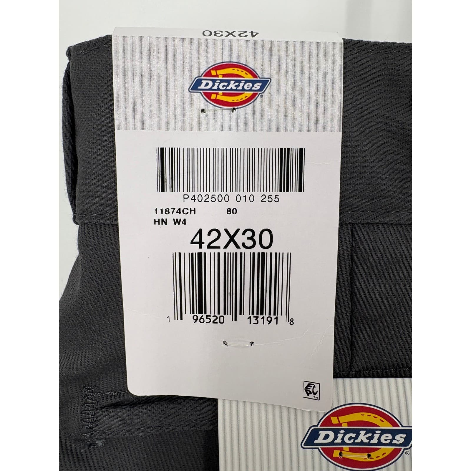 Dickies Mens Gray Work Pants 42x30 New Bootcut Straight Leg - Thumbnail 7