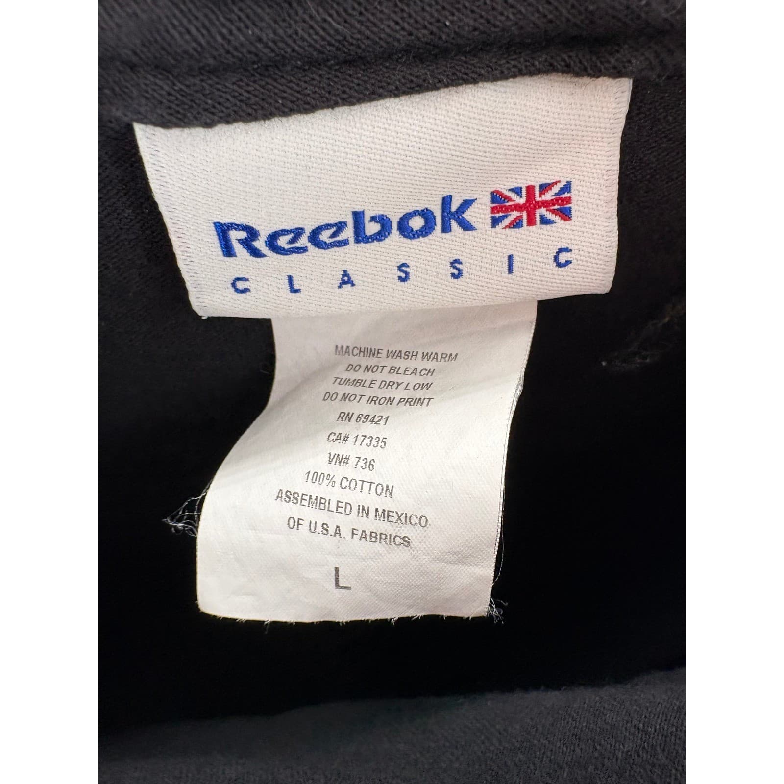 Reebok BBC Beach Ball Classic Black Graphic T-Shirt Men's Size L - Thumbnail 3