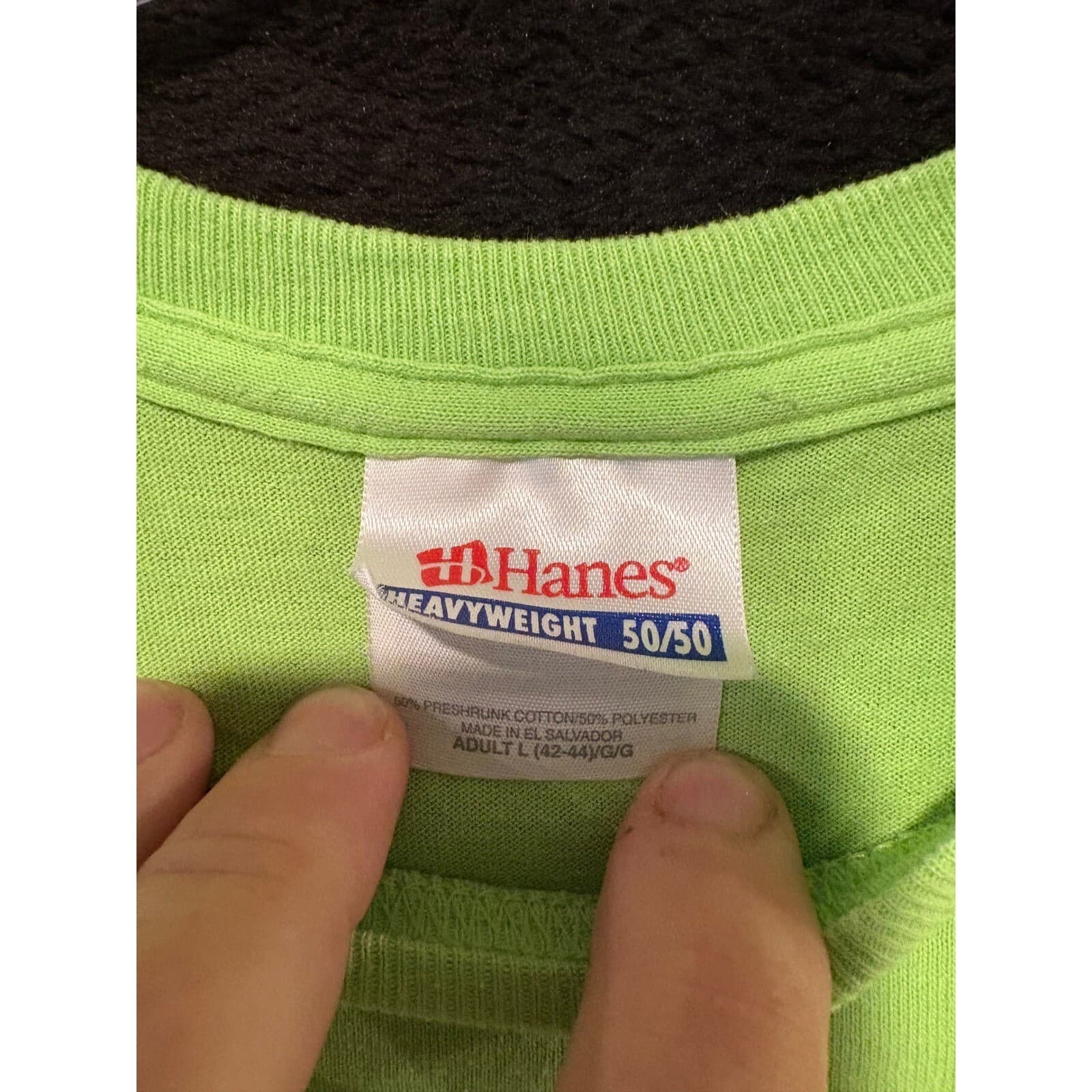 Hanes T-Shirt Womens L Green Goddess Bike Week 2007 Myrtle Beach SC Large - Thumbnail 2