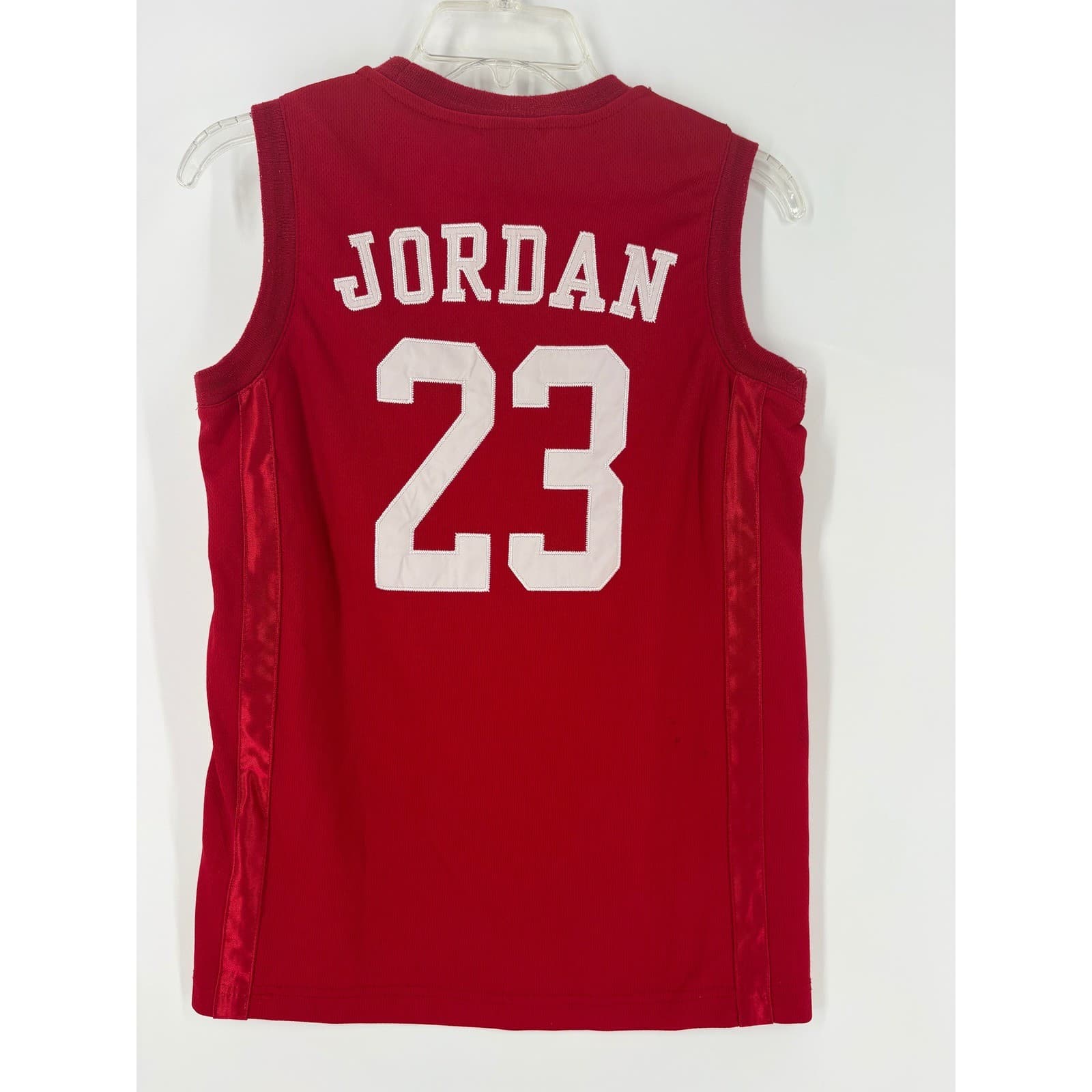 Air Jordan 23 Basketball Jersey Red Youth Kids Sleeveless Top - Thumbnail 2