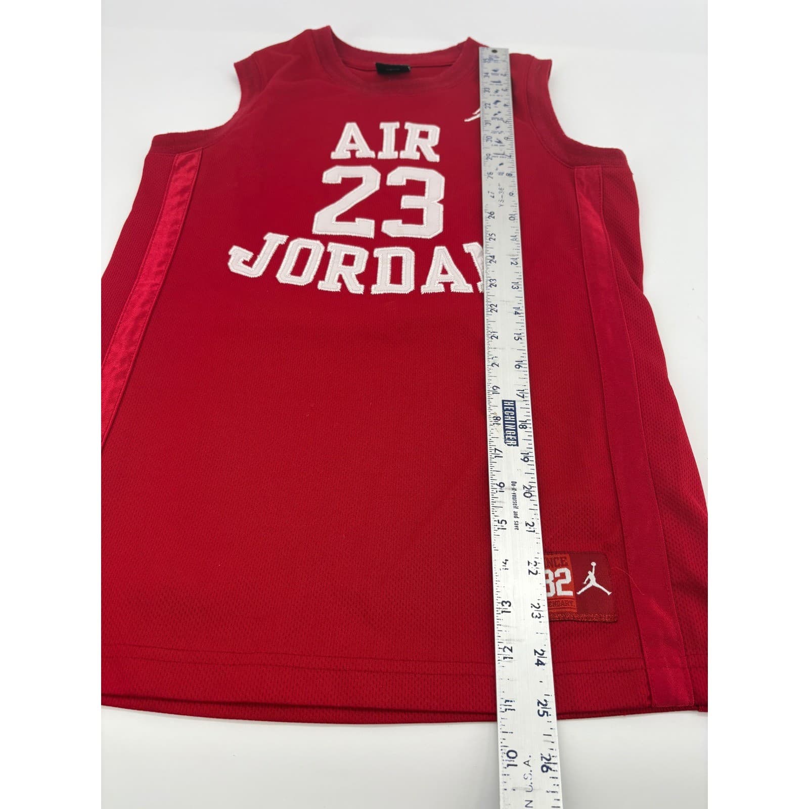 Air Jordan 23 Basketball Jersey Red Youth Kids Sleeveless Top - Thumbnail 8