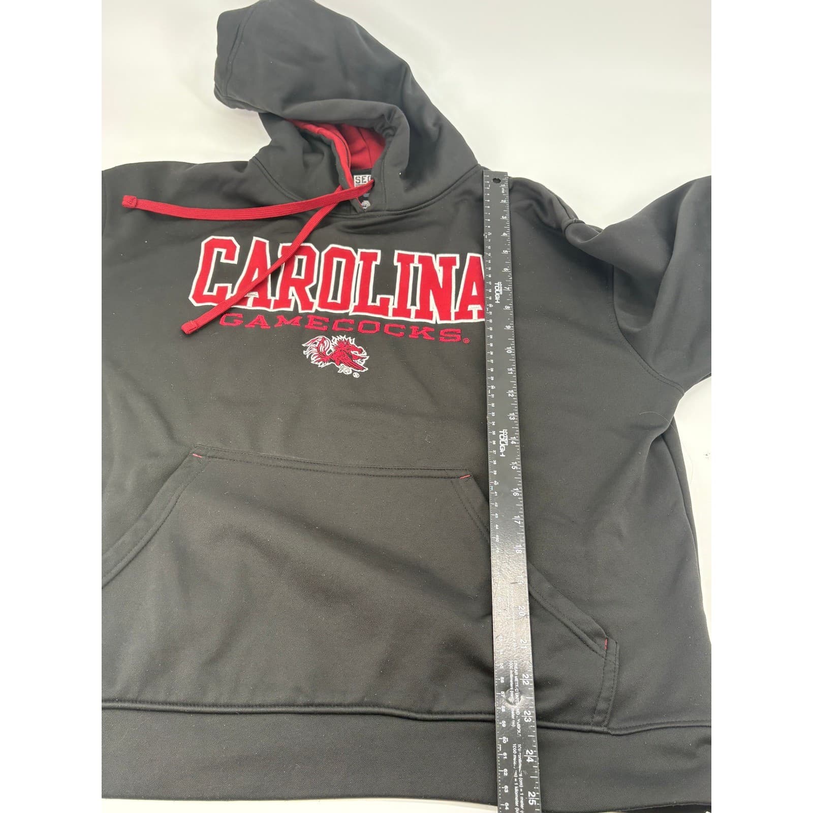 Majestic Section 101 SC Gamecocks Hoodie NCAA Fleece Large Black Mens - Thumbnail 6