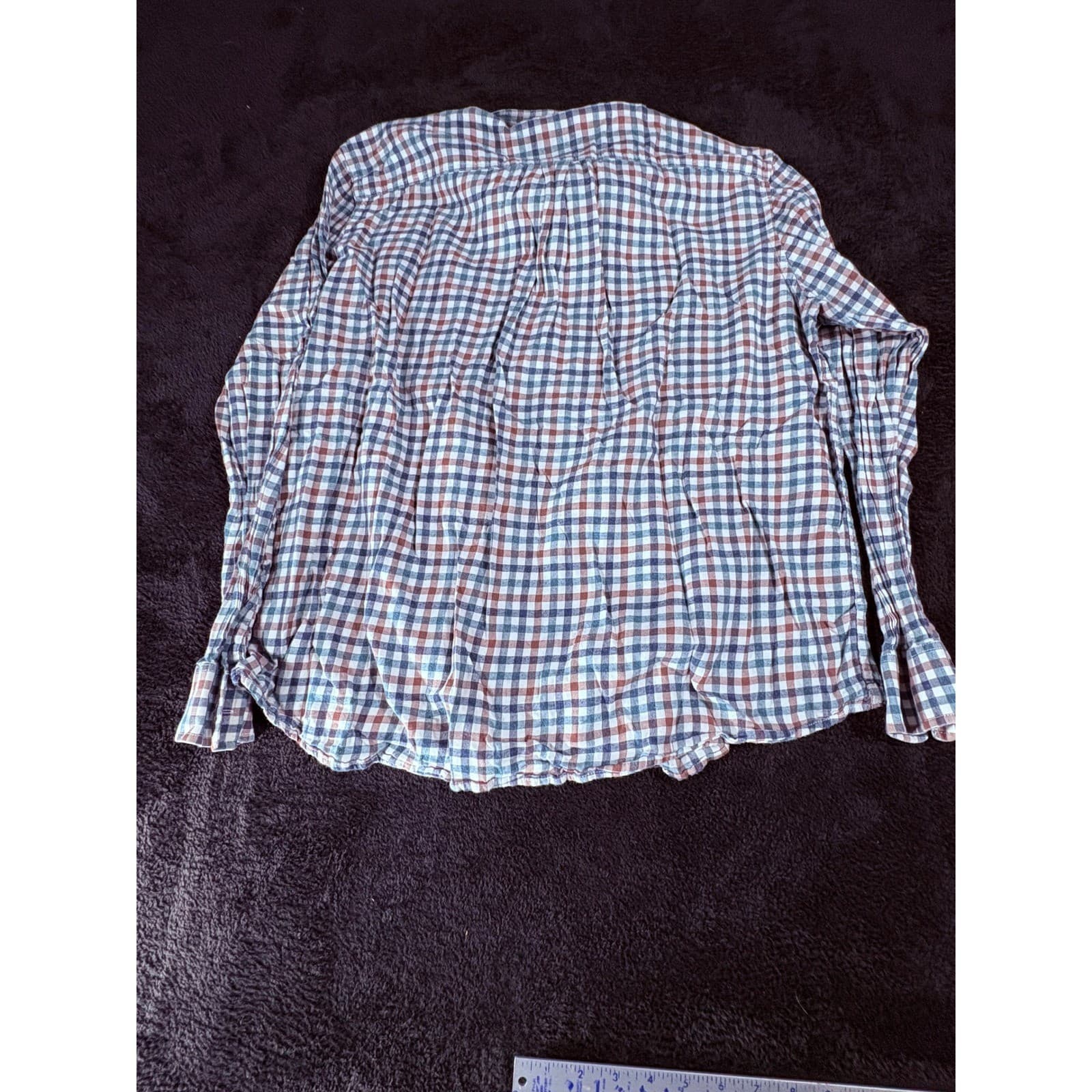Johnnie-O Hangin' Out Mens XL Plaid Button Down Long Sleeve Shirt - Thumbnail 5