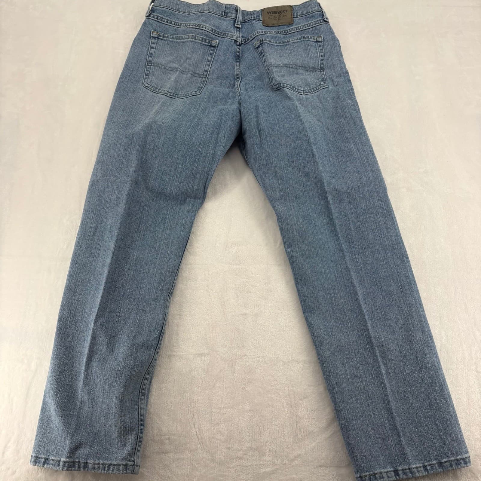 Wrangler Jeans 33x30 Authentics Bundle Blue Light Wash Denim Stretch 10ZM200 - Thumbnail 11