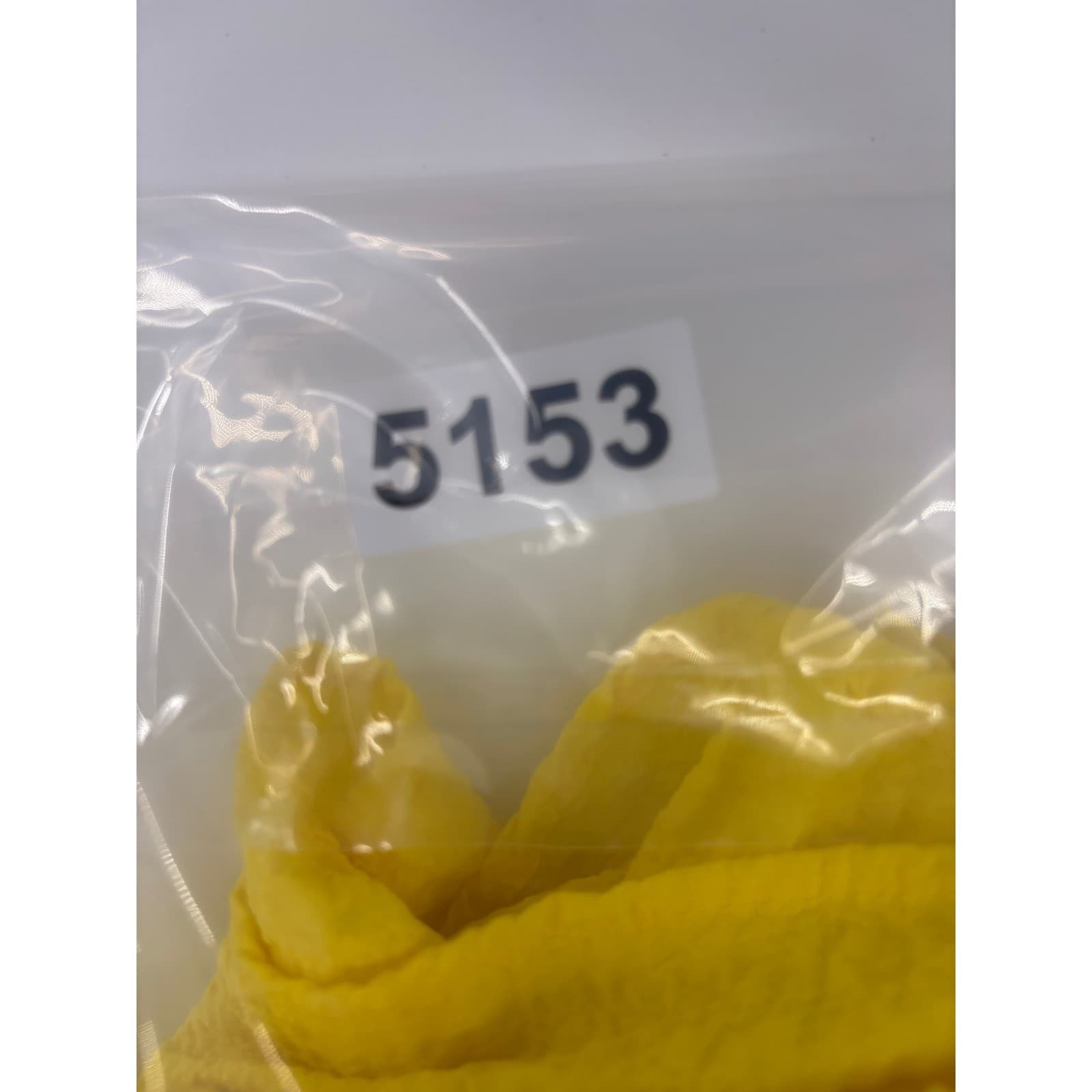 Peck & Peck Women's Yellow Rayon Polyester Blend V-Neck Top Size S - Thumbnail 6