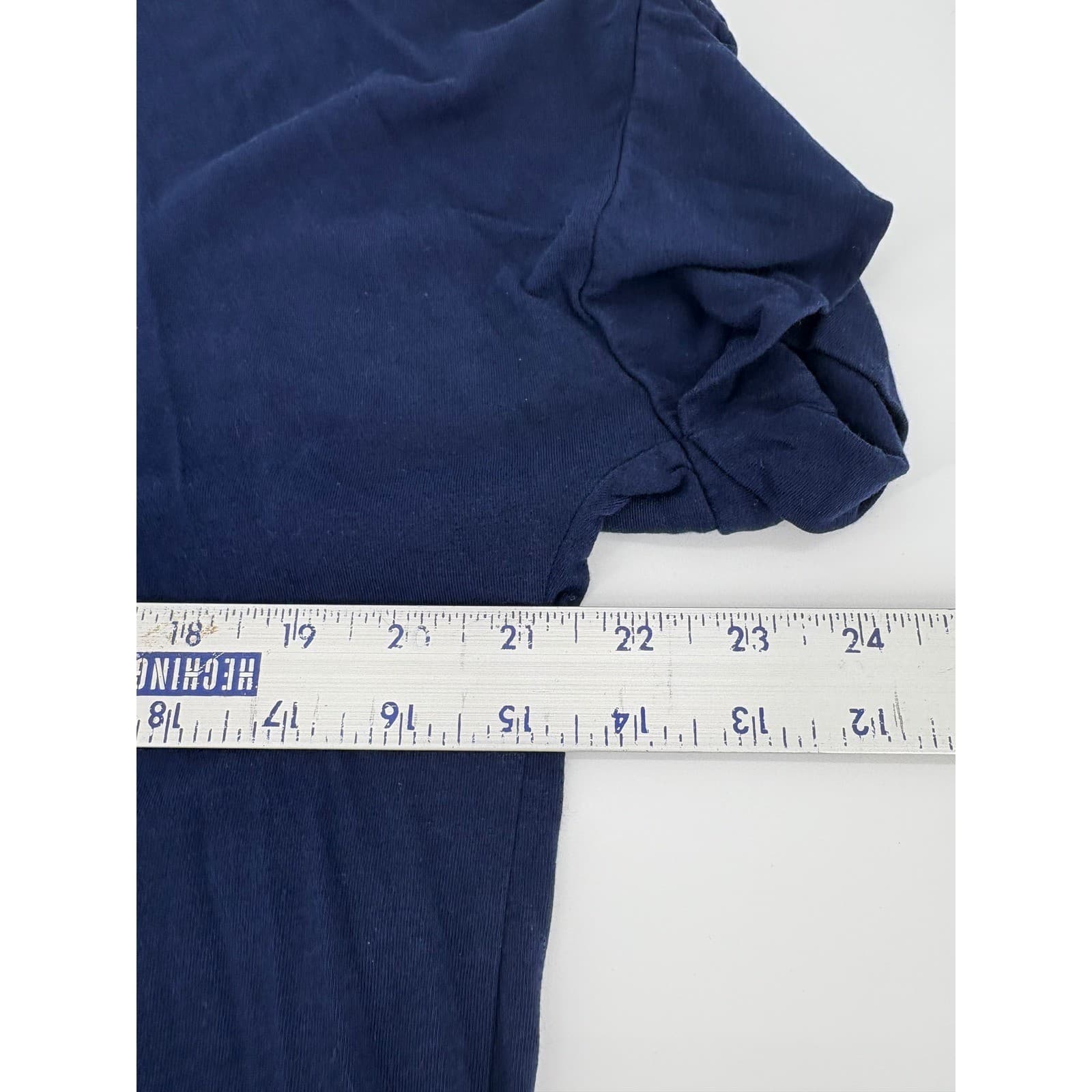 Crown & Ivy Navy Coffee and Cocktails T-Shirt Women's Top - Thumbnail 4