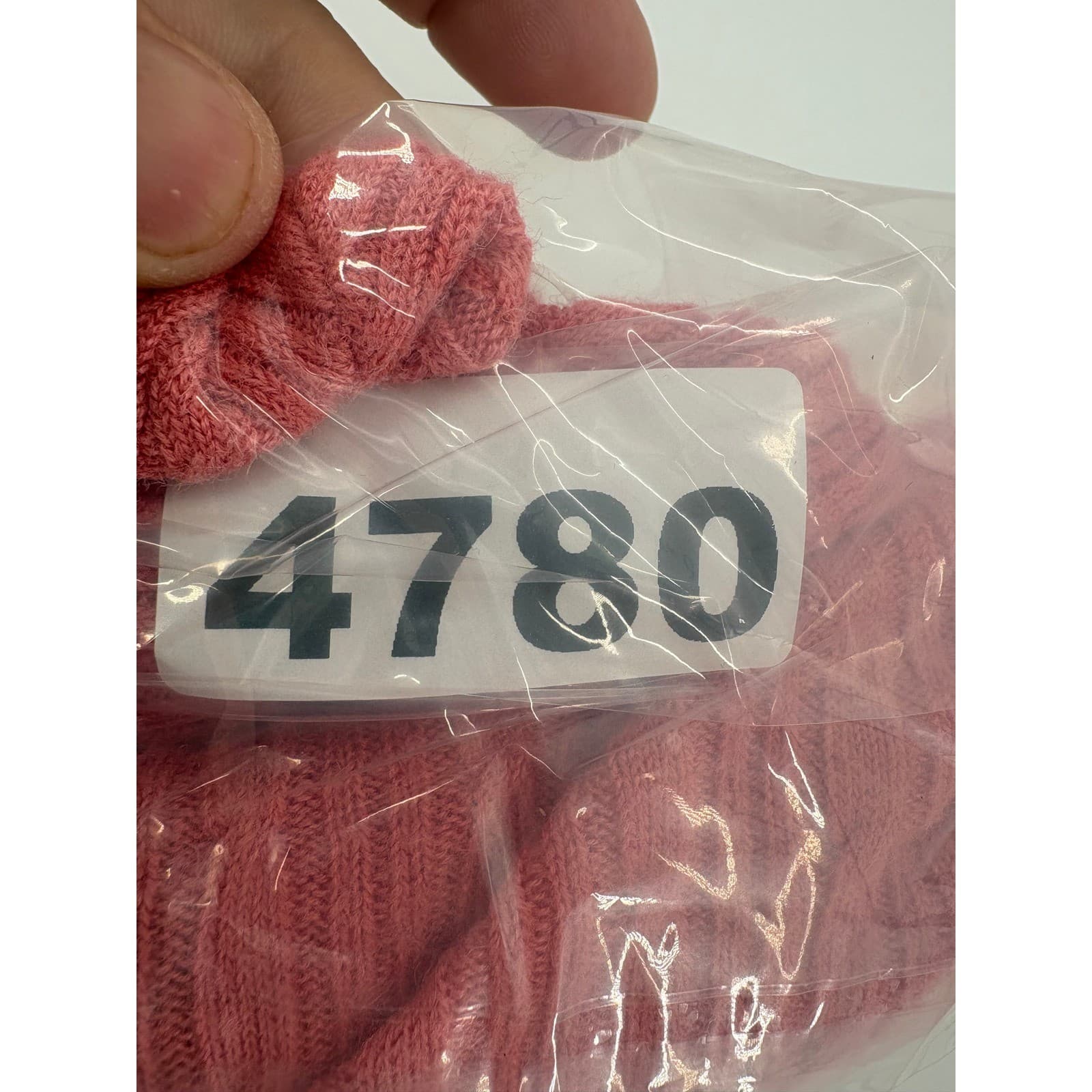 Caribbean Joe XL Full Zip Hoodie Coral Pink Ribbed Knit Sweater Jacket - Thumbnail 7