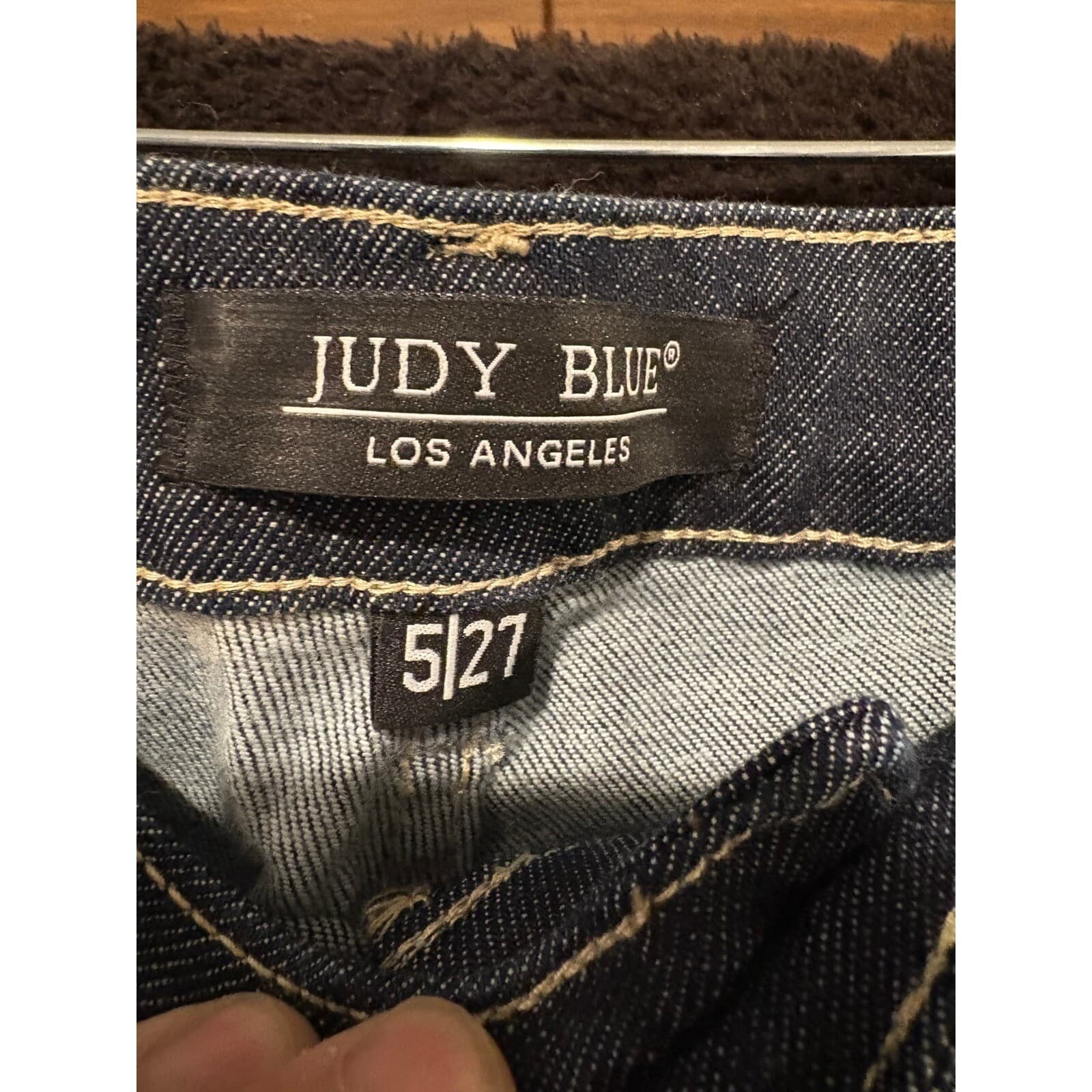 Judy Blue Jeans Womens 27 Mom Jeans Dark Wash High Waist Straight Leg 27 - Thumbnail 6