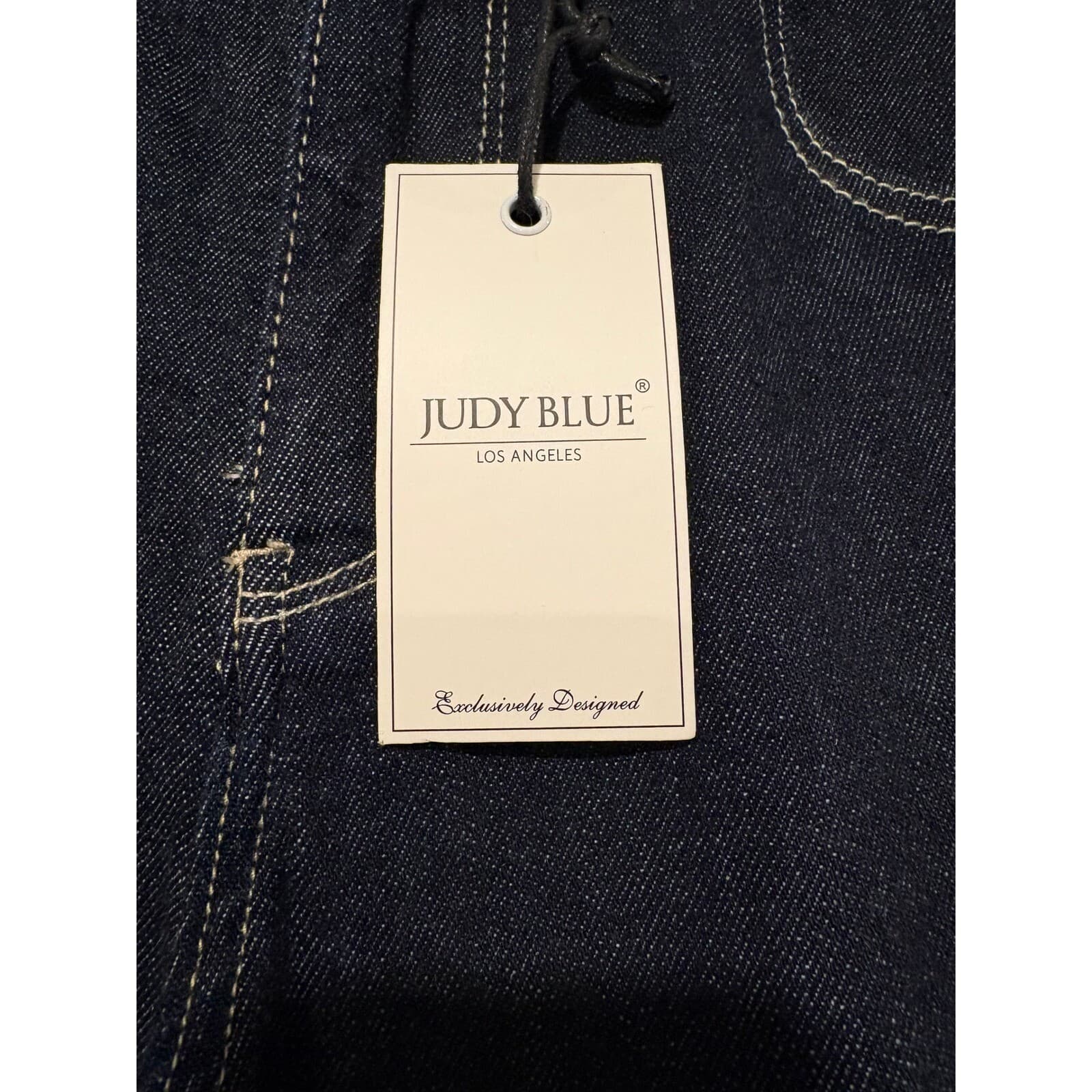 Judy Blue Jeans Womens 27 Mom Jeans Dark Wash High Waist Straight Leg 27 - Thumbnail 2