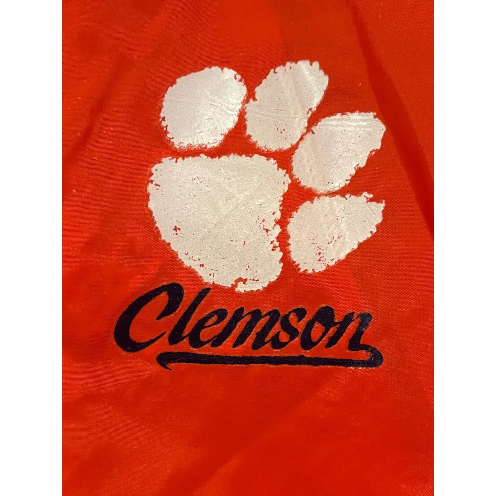 Hartwell Jacket Mens XL Clemson Tigers Orange NCAA College Football XL - Thumbnail 4