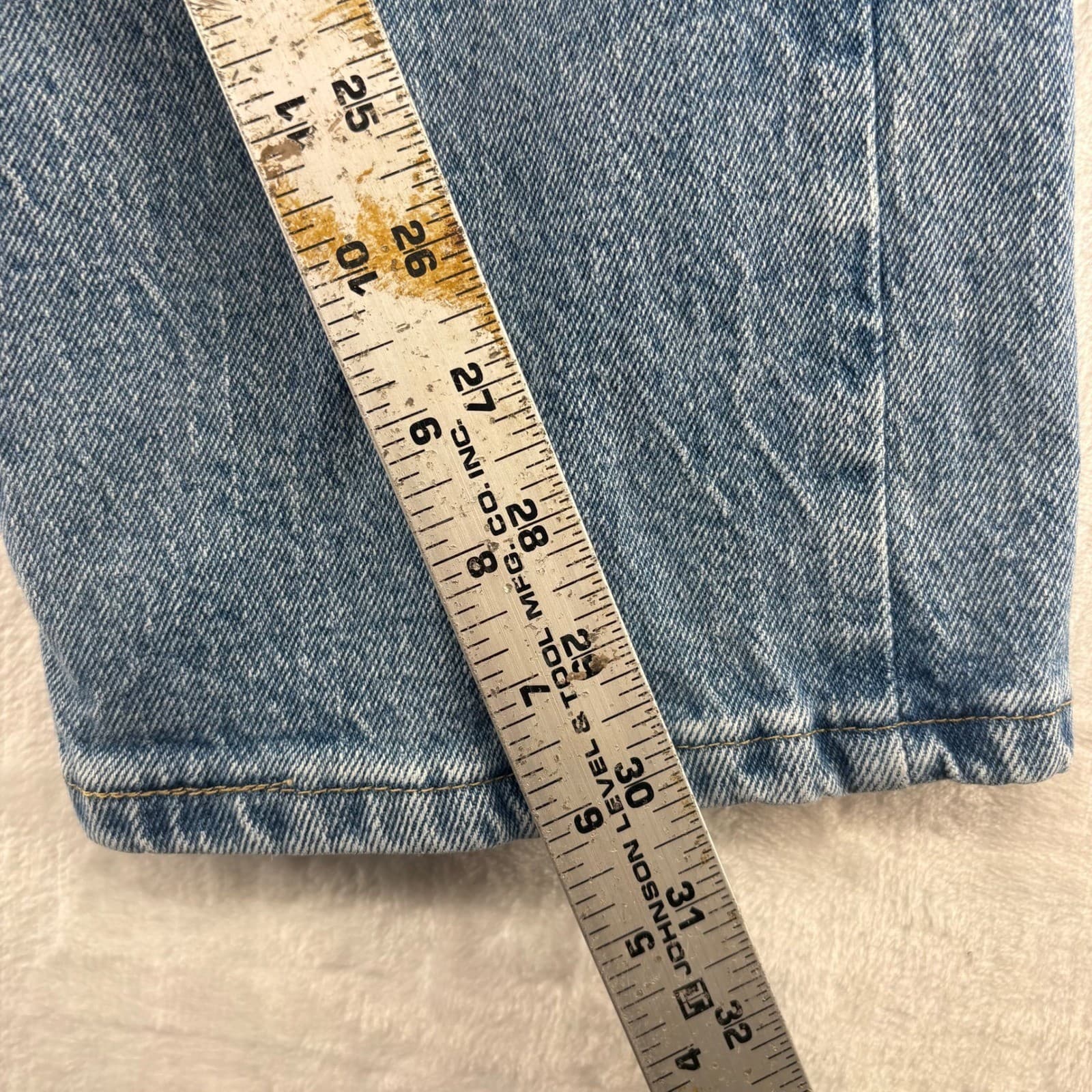 Wrangler Jeans 33x30 Authentics Bundle Blue Light Wash Denim Stretch 10ZM200 - Thumbnail 7