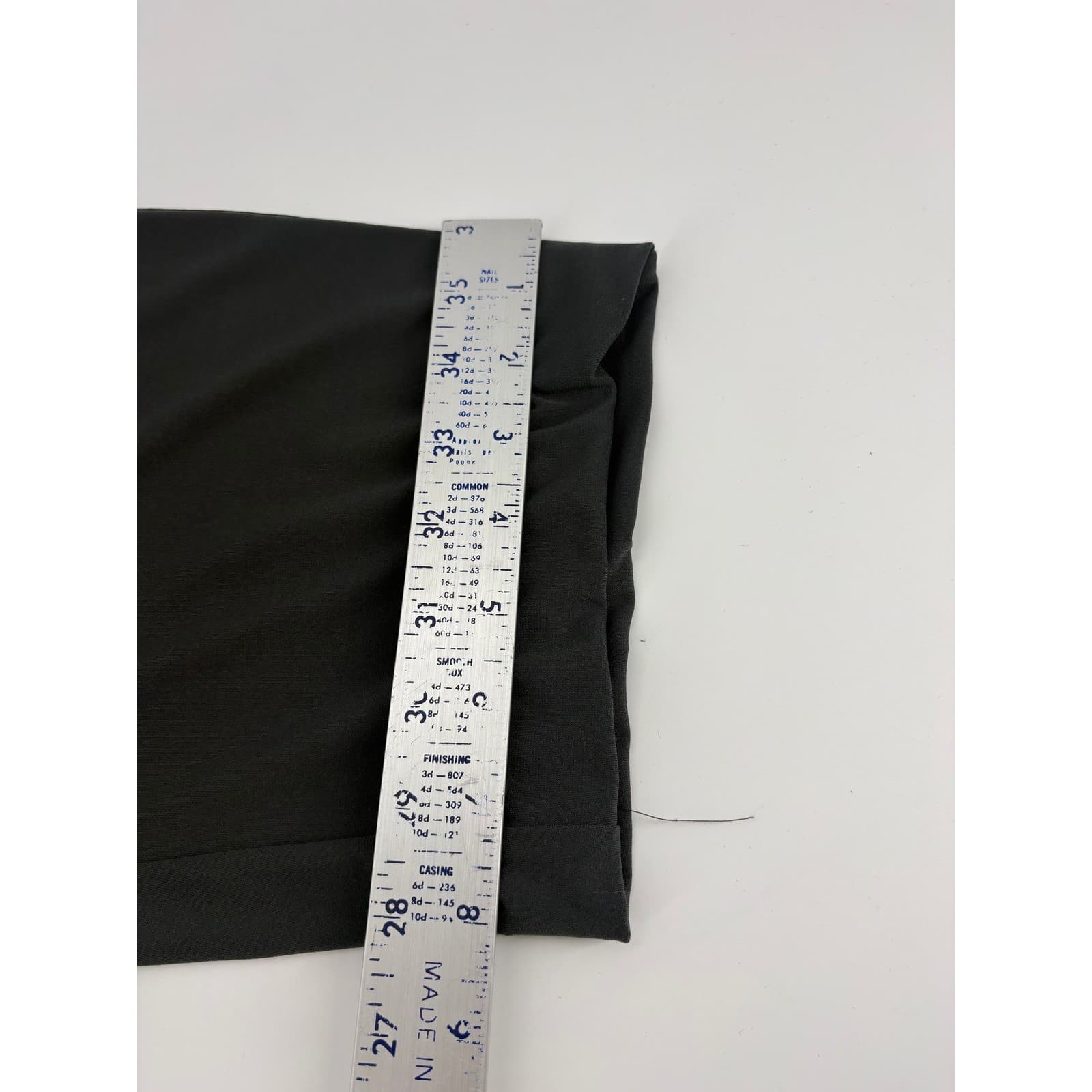 Susan Graver Black Elastic Waist Pull On Wide Leg Dressy Pants Size M - Thumbnail 7