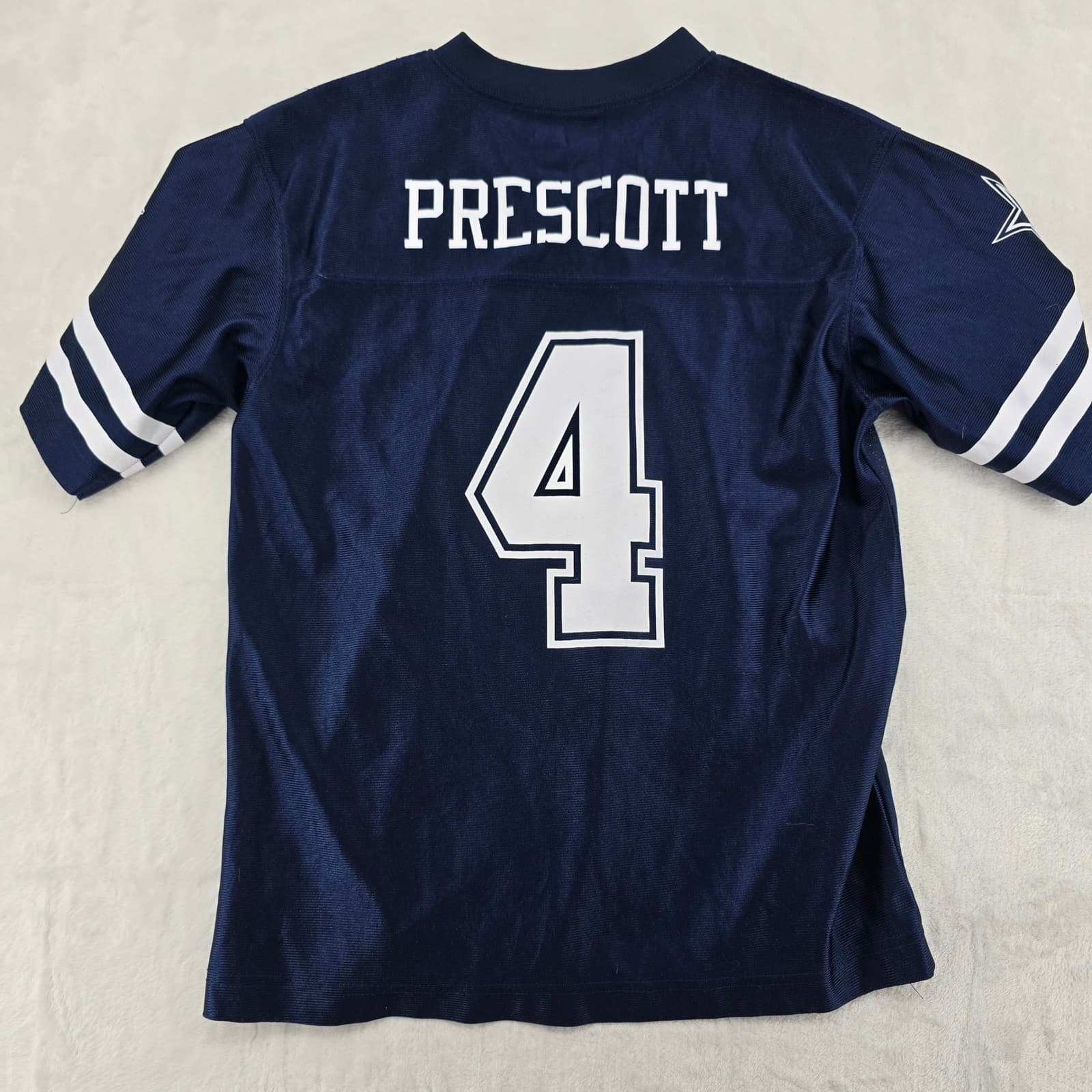 NFL Team Apparel Jersey Youth large Jersey Navy Dak Prescott Dallas Cowboys 4 - Thumbnail 7