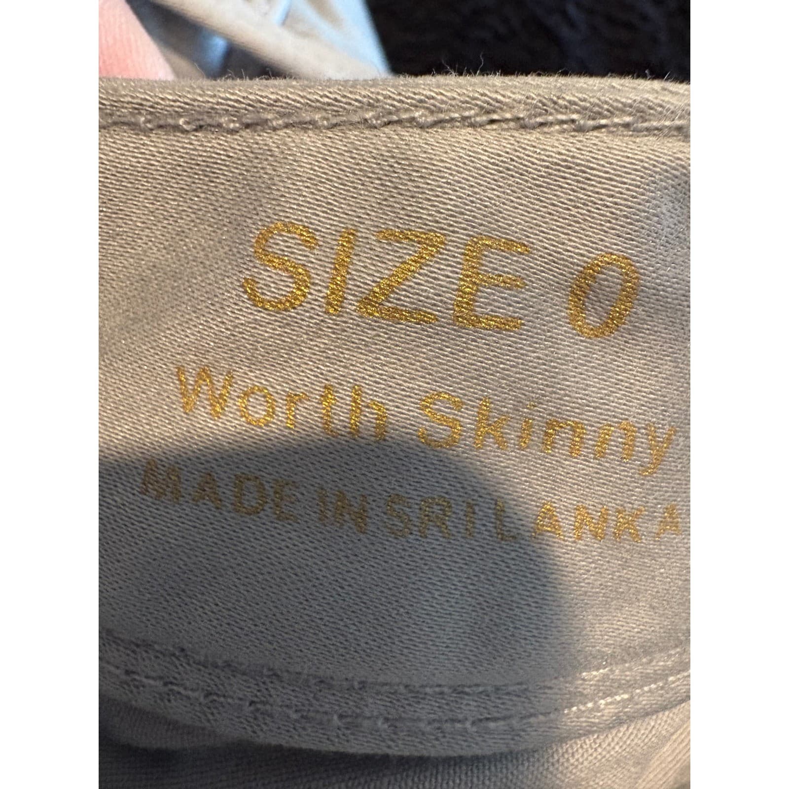 Lilly Pulitzer Worth Skinny Pants Neutral Tan Casual Trousers Size 0 - Thumbnail 4
