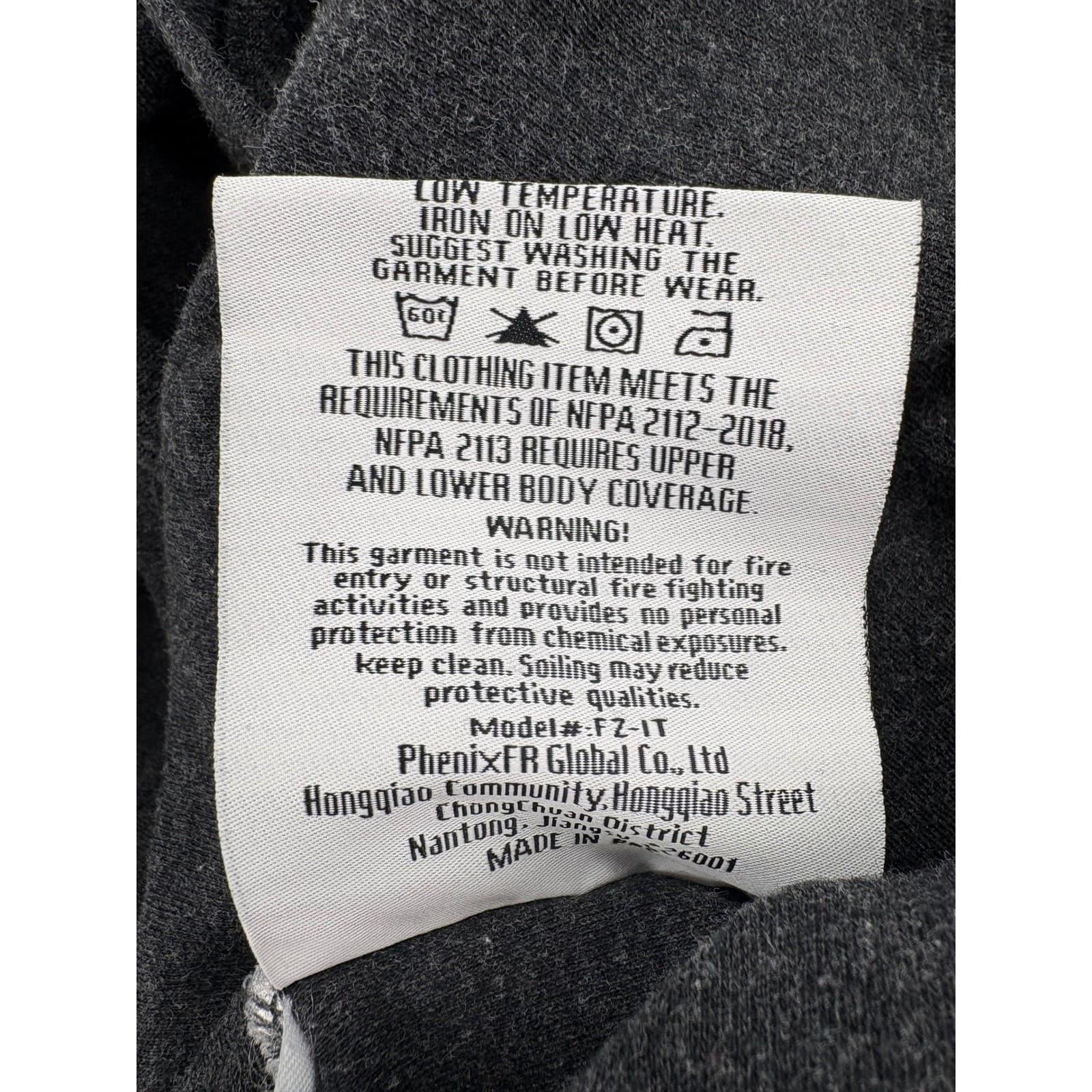 Wolverine FR Men's Flame Resistant Work Shirt Charcoal Gray Long Sleeve 4X - Thumbnail 7