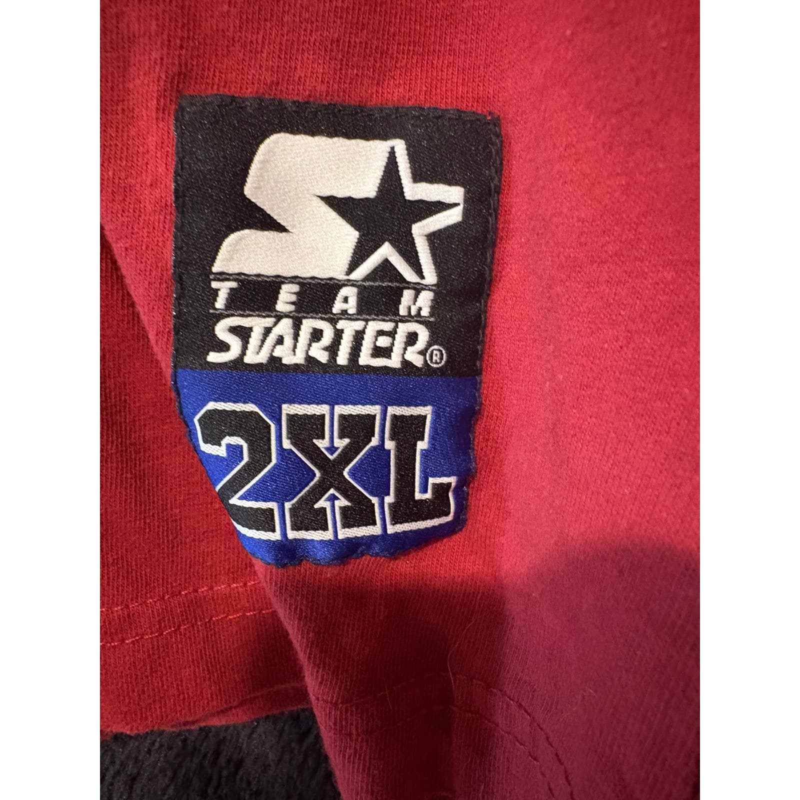 Starter USC Gamecocks Long Sleeve T-Shirt Athletic Dept Red 2XL - Thumbnail 2