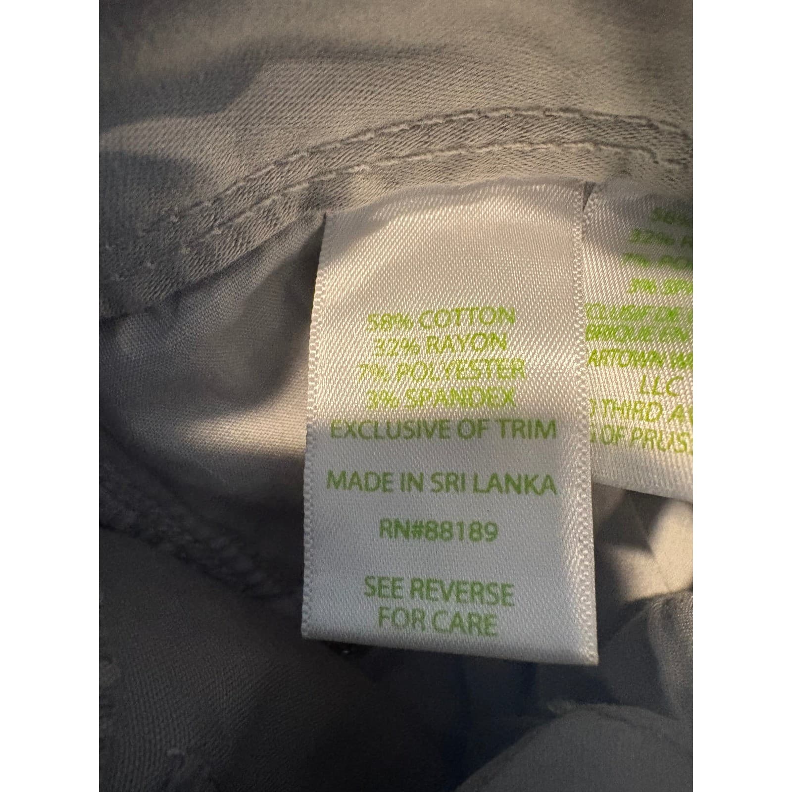 Lilly Pulitzer Worth Skinny Pants Neutral Tan Casual Trousers Size 0 - Thumbnail 3