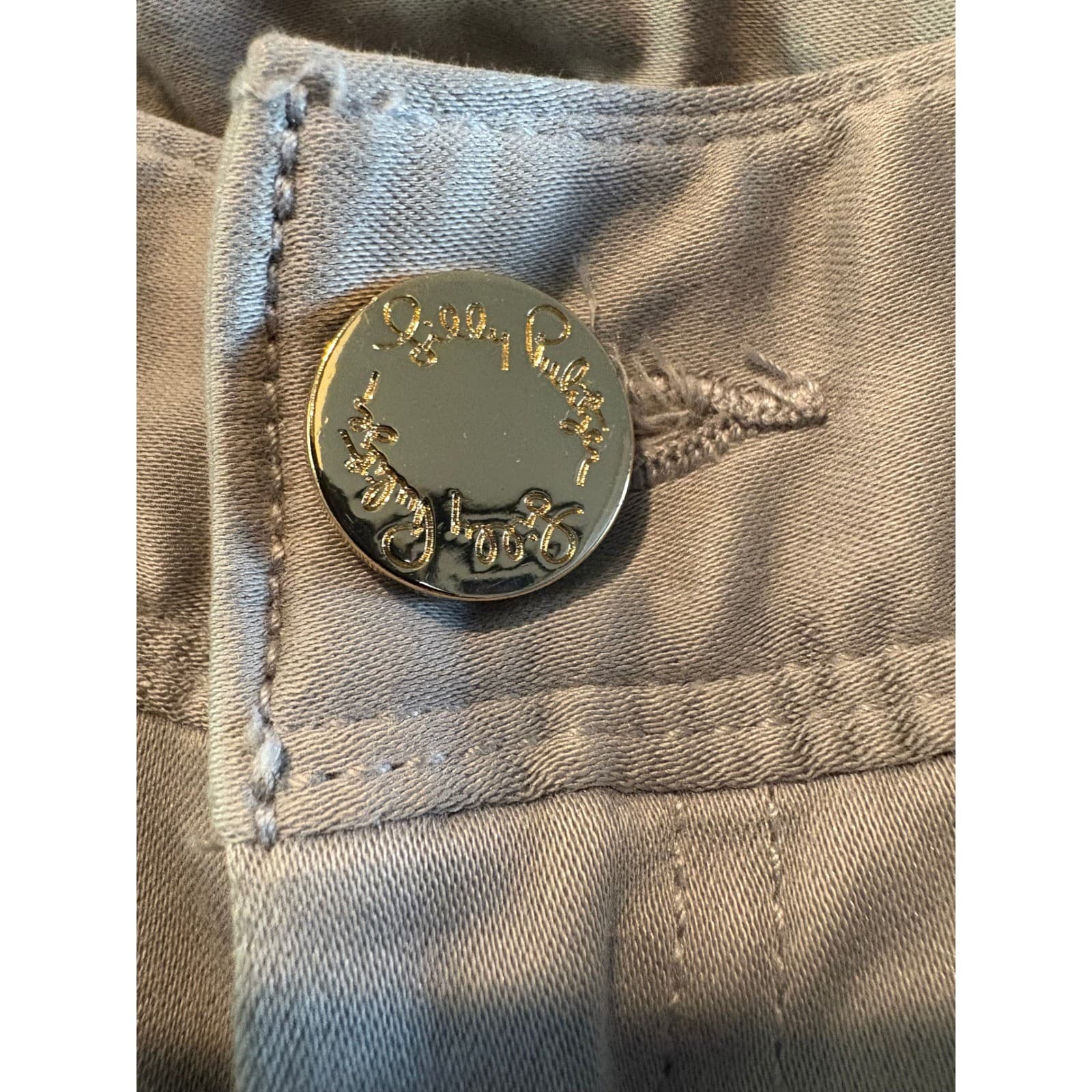Lilly Pulitzer Worth Skinny Pants Neutral Tan Casual Trousers Size 0 - Thumbnail 2