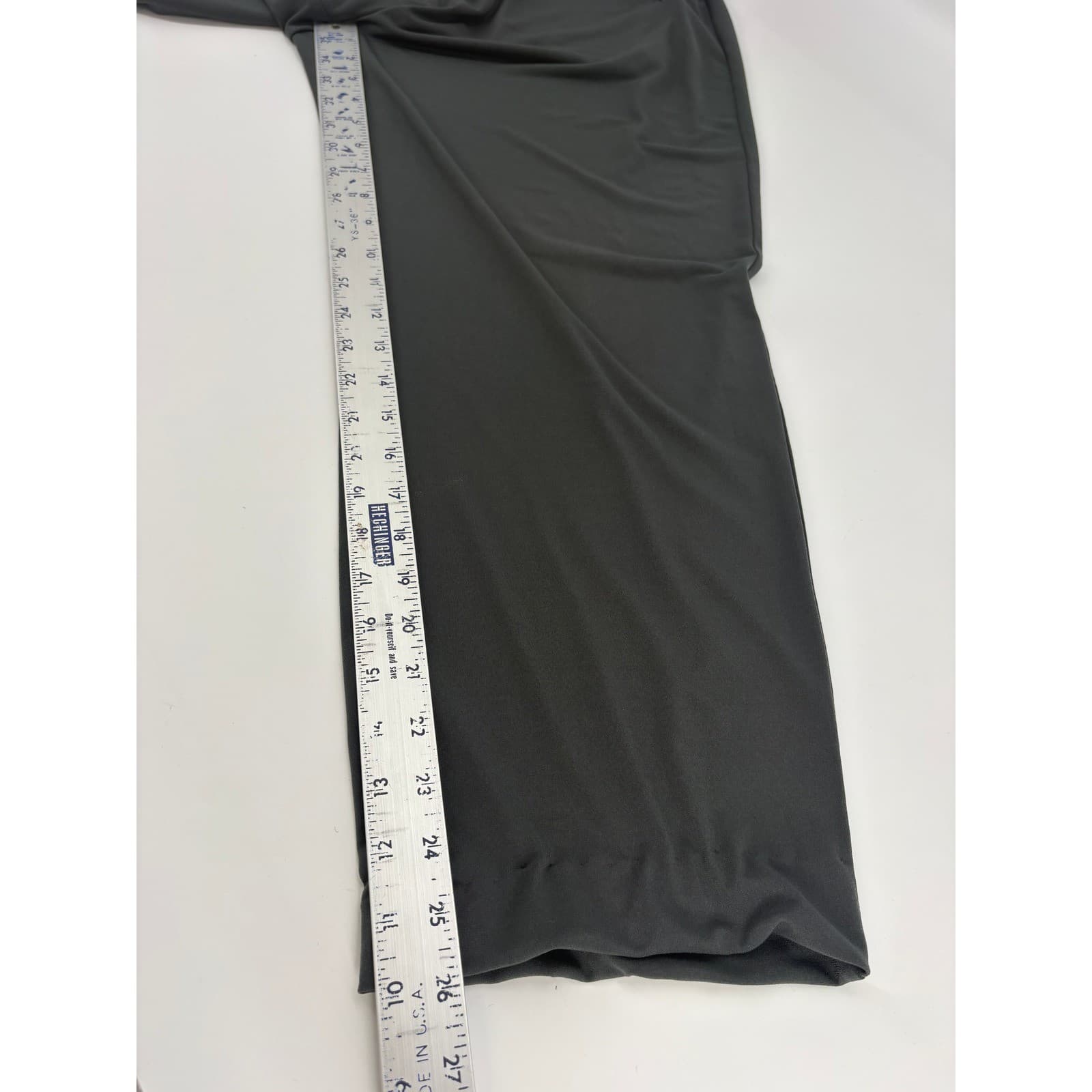 Susan Graver Black Elastic Waist Pull On Wide Leg Dressy Pants Size M - Thumbnail 8