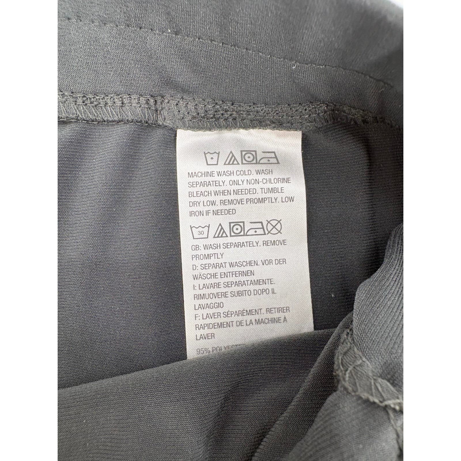 Susan Graver Black Elastic Waist Pull On Wide Leg Dressy Pants Size M - Thumbnail 4