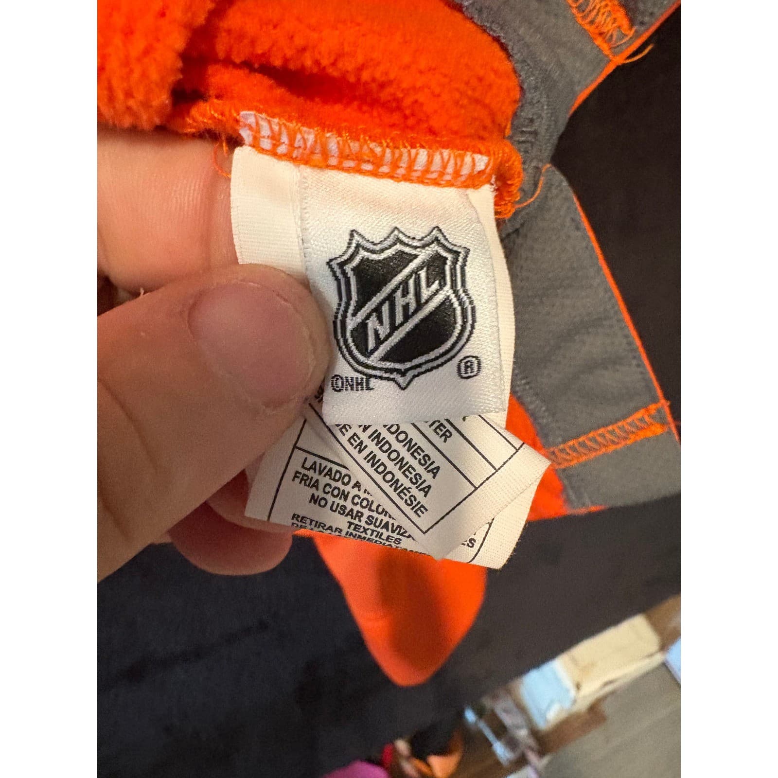 Adidas NHL Philadelphia Flyers Hoodie Pullover Sweatshirt Hockey Small - Thumbnail 3