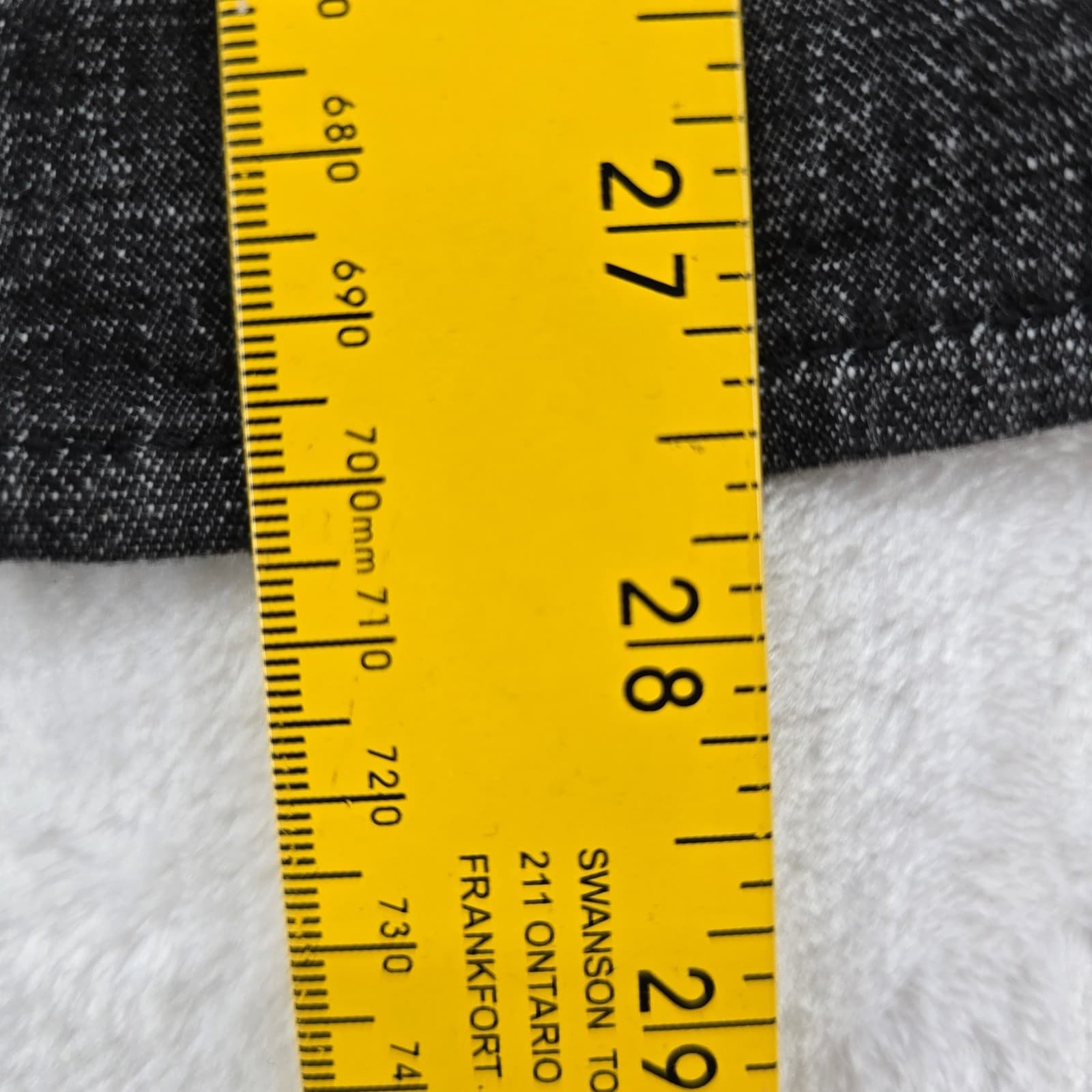 Lands' End Button Down Womens XL/P 18 Shirt Black Cotton Stretch Long Sleeve - Thumbnail 5