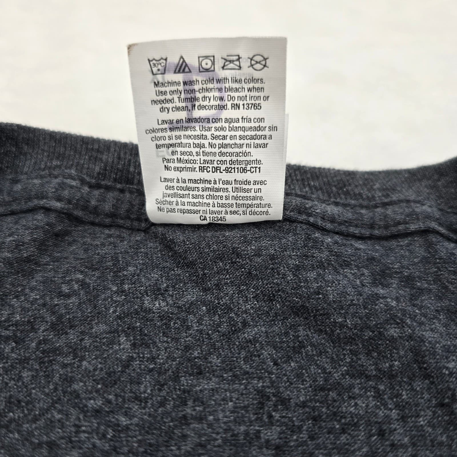 Fruit of the Loom T-Shirt Mens XL Tee Dark Gray Myrtle Beach Seagull Graphic - Thumbnail 3