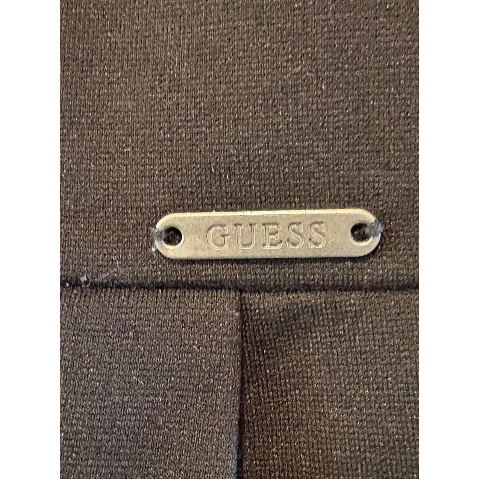 Guess Peplum Top Chevron Sleeveless Knit Blouse Party Cocktail XS - Thumbnail 7