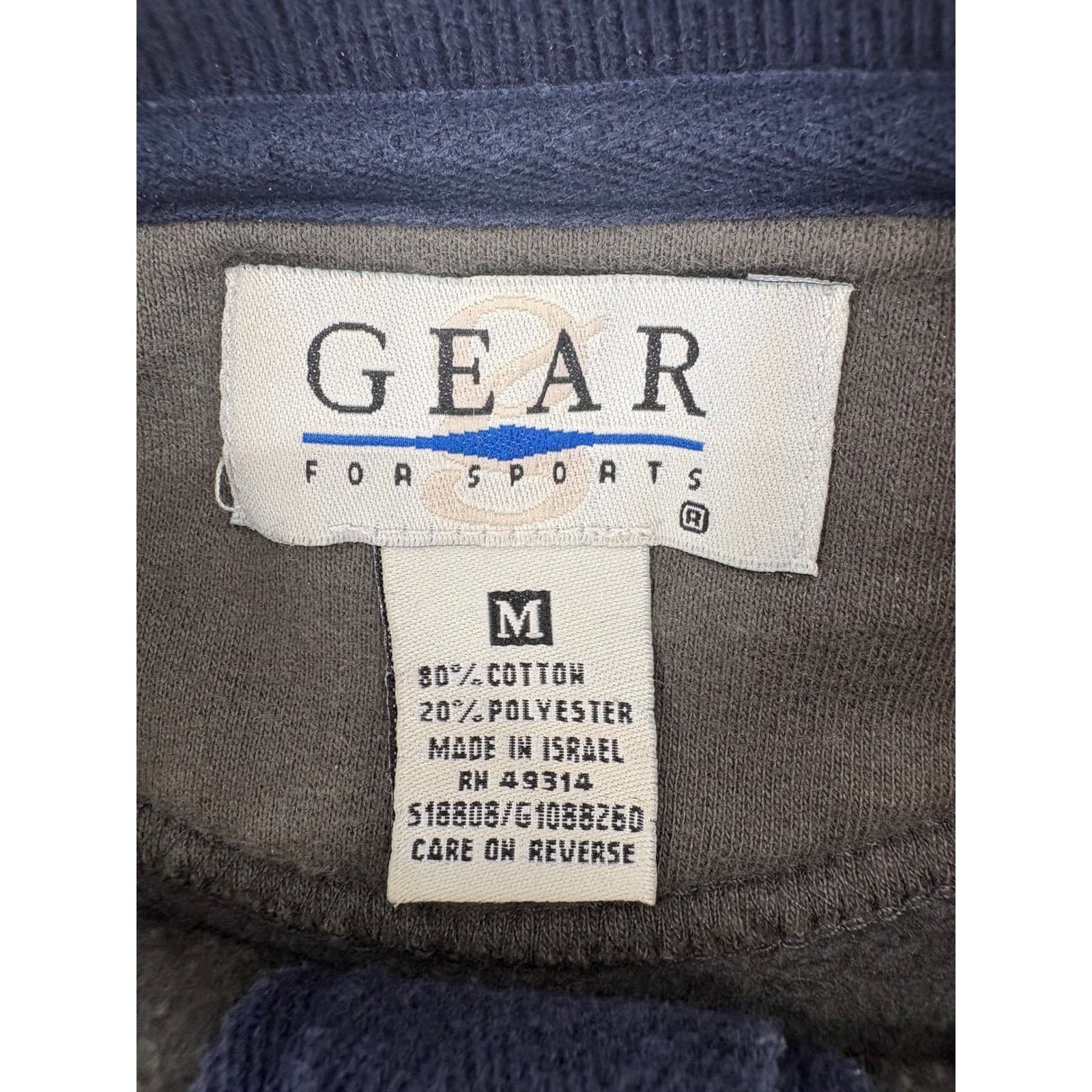 Gear For Sports Rugby Sweatshirt Mens M Pullover Purple Green Colorblock Vintage - Thumbnail 4