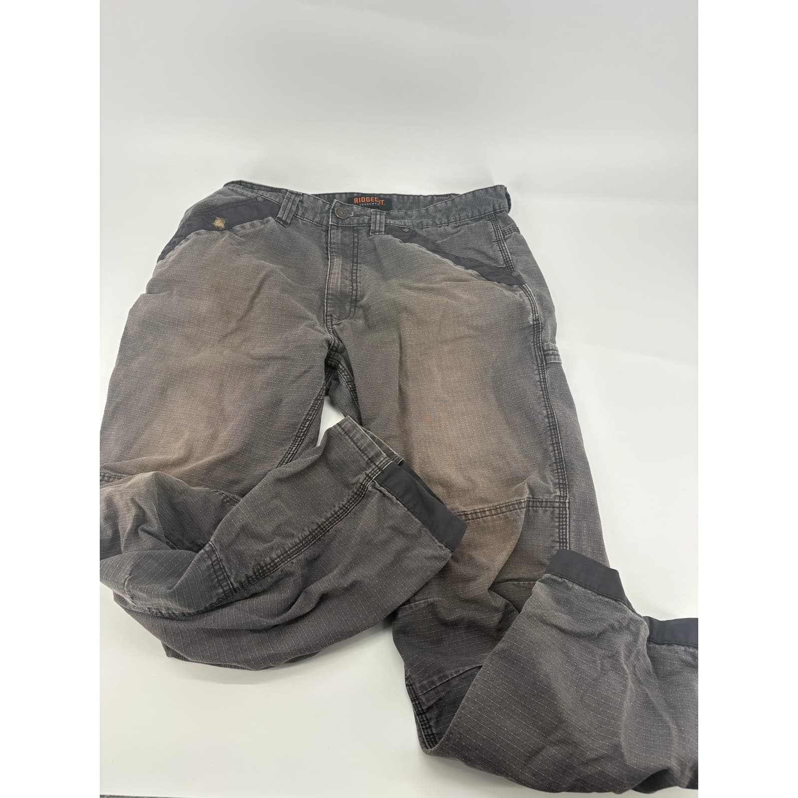 Ridgecut Work Pants Mens 38x32 Lot of 4 Pants Gray Stained Paint Distressed - Thumbnail 4