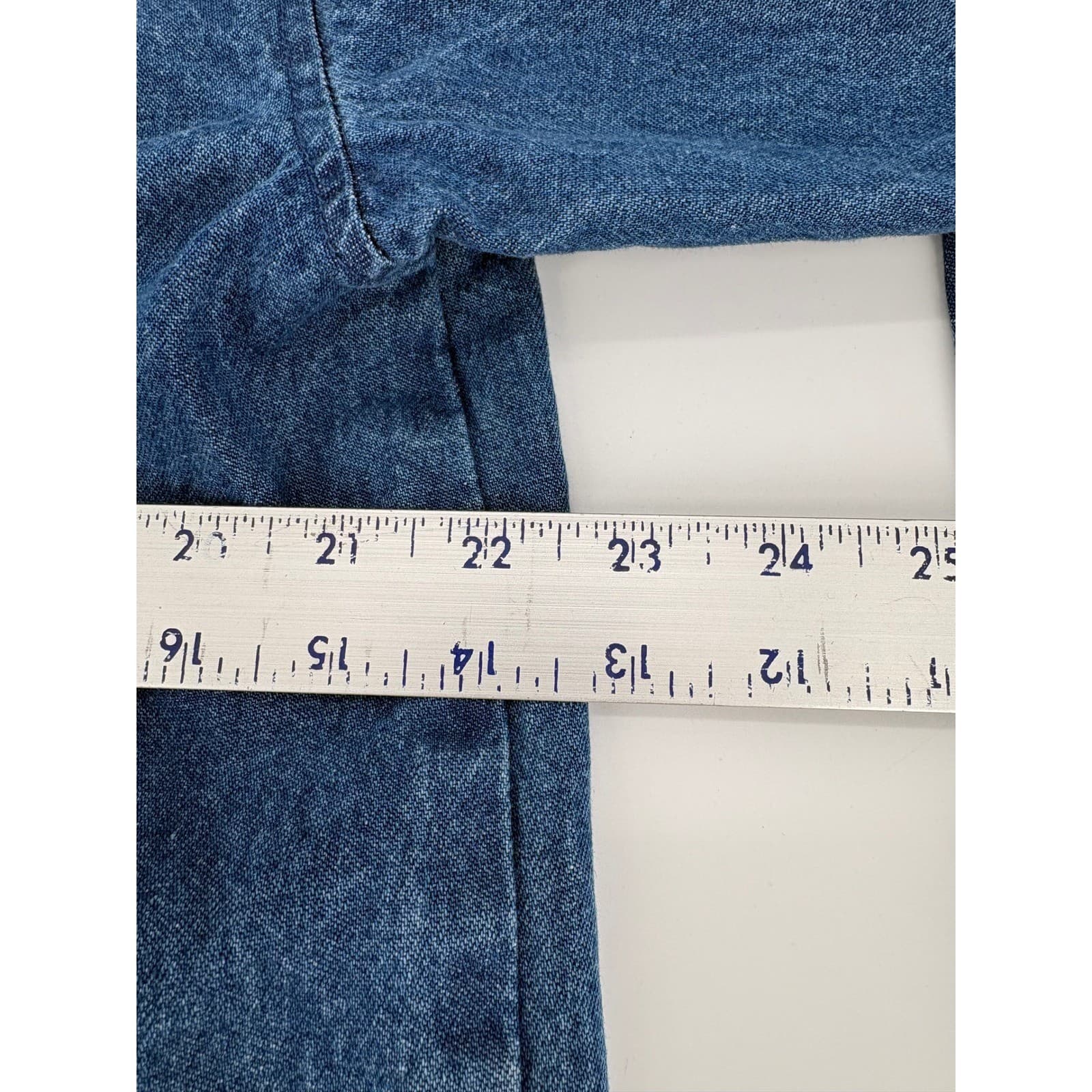 Gemini II Denim Jacket Lighthouse Sailboat Embroidered Nautical Blue Size M - Thumbnail 8