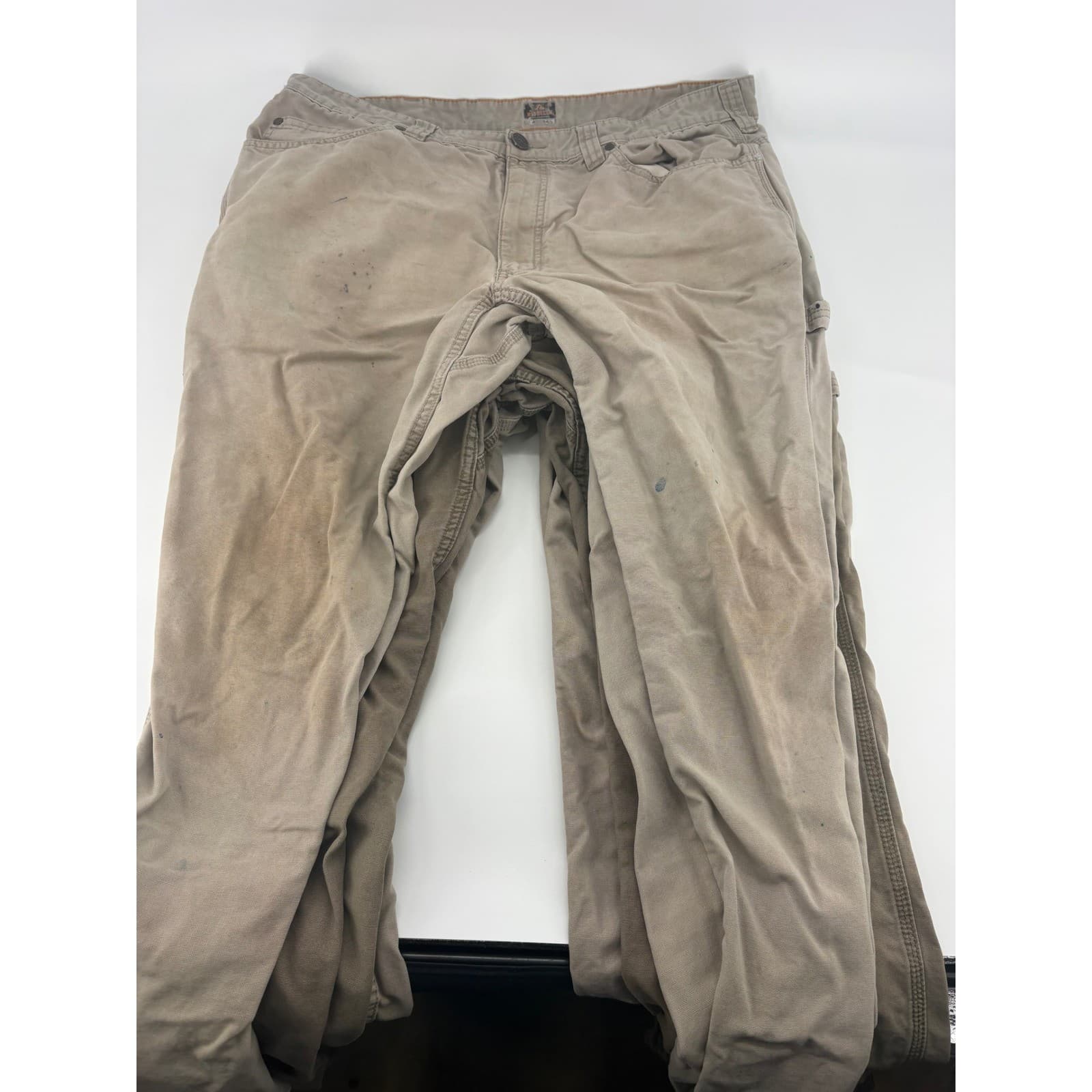 Ridgecut Utility Pants Mens 40x30 Carpenter Work Pants Tan Brown 3 Pair Bundle - Thumbnail 2