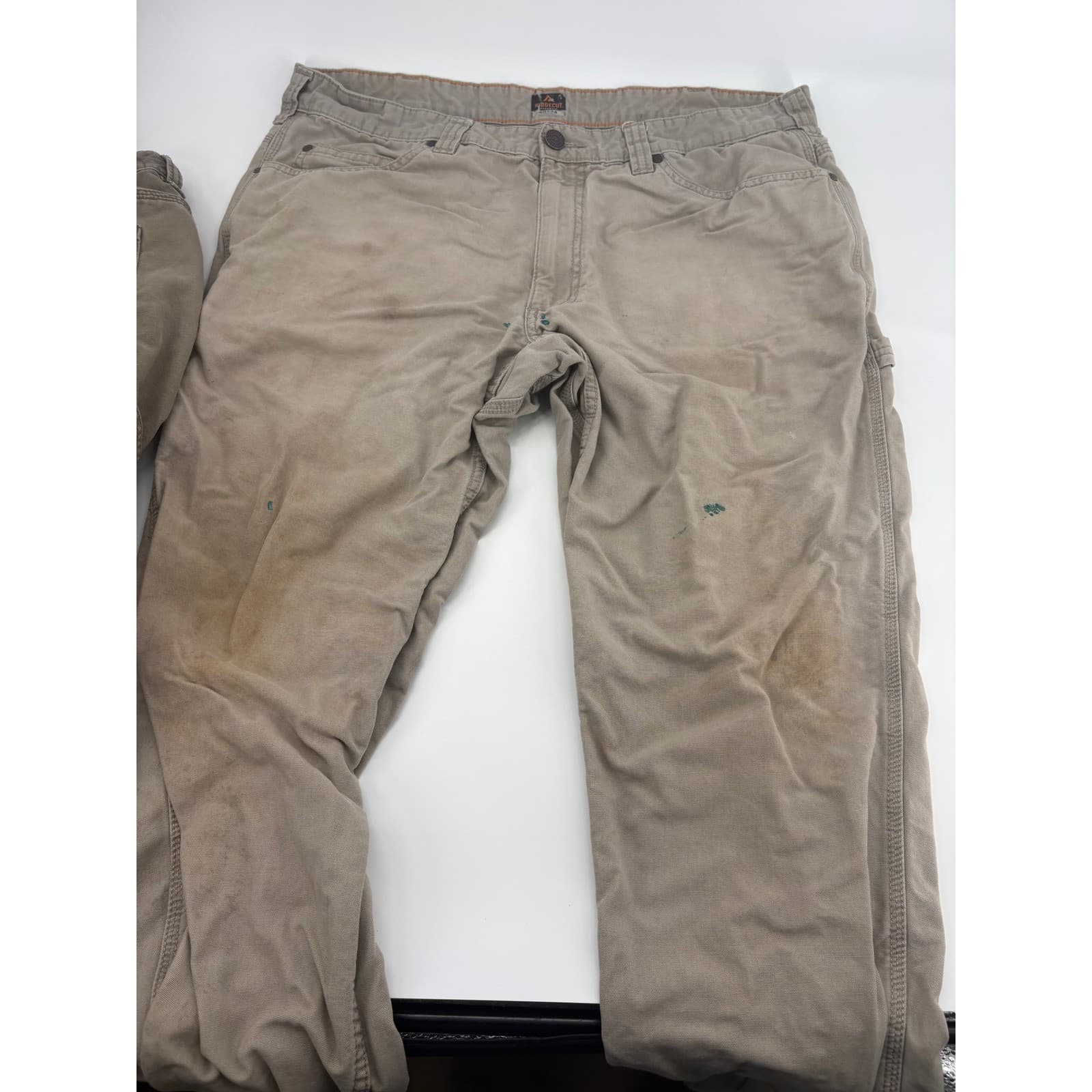 Ridgecut Utility Pants Mens 40x30 Carpenter Work Pants Tan Brown 3 Pair Bundle - Thumbnail 4