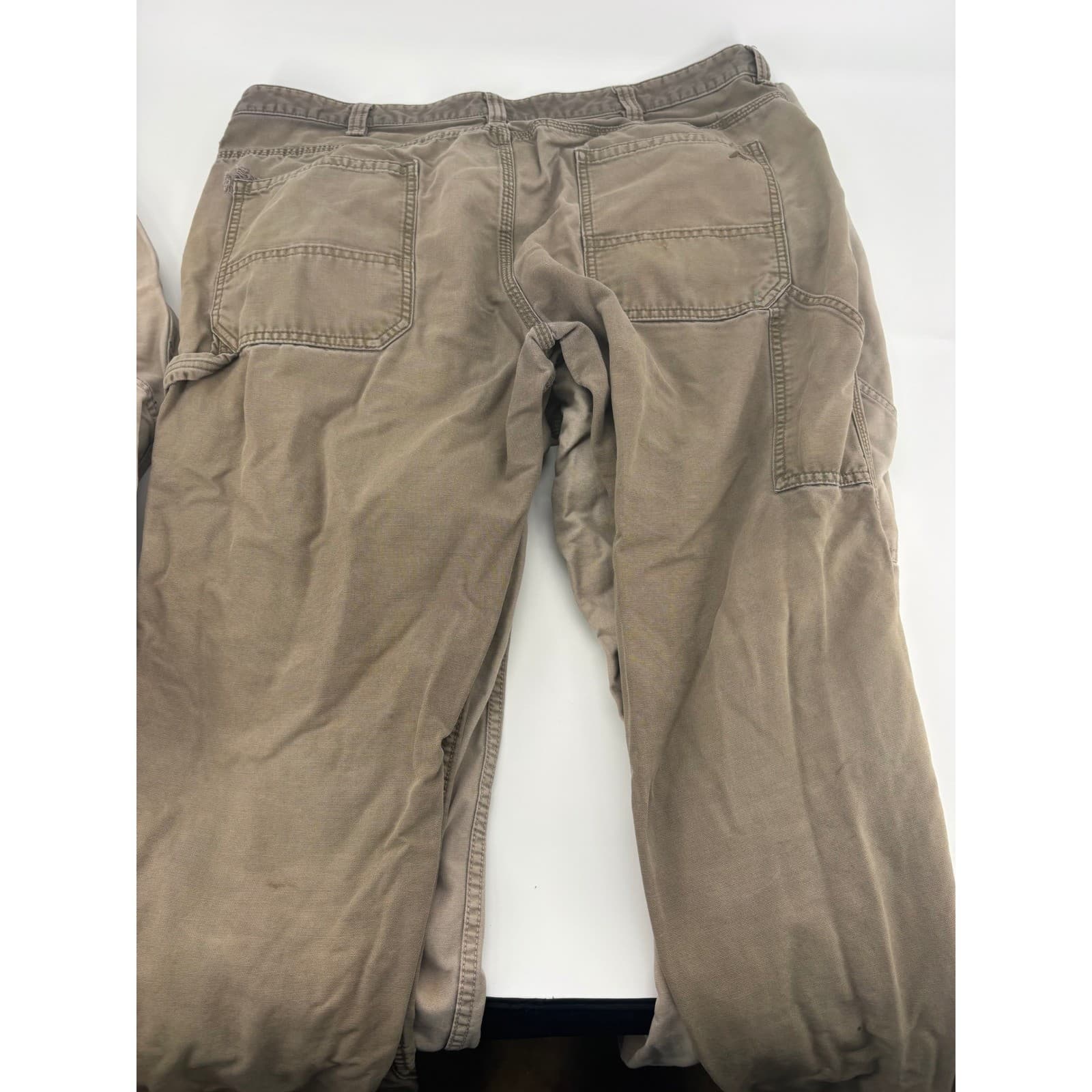 Ridgecut Utility Pants Mens 40x30 Carpenter Work Pants Tan Brown 3 Pair Bundle - Thumbnail 6