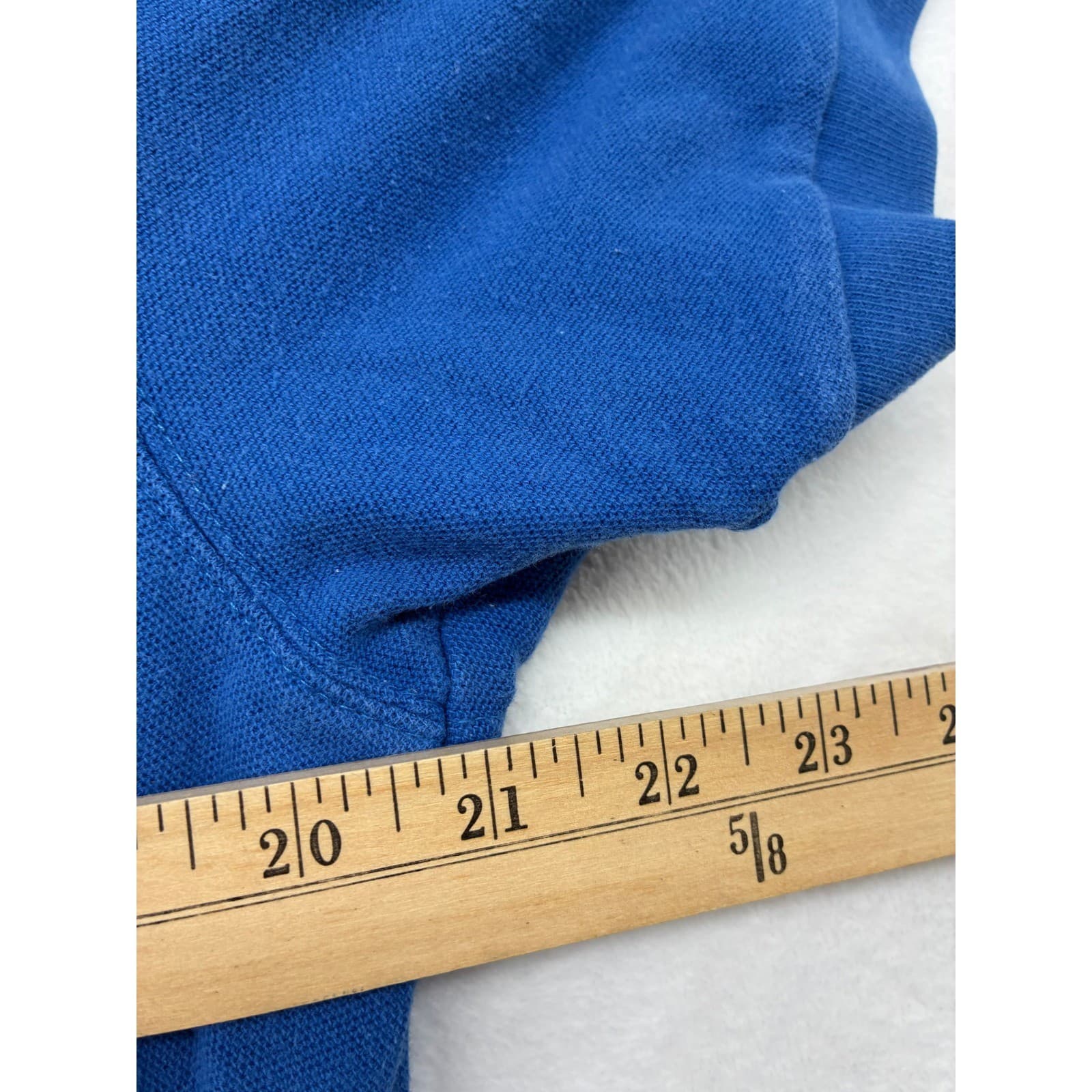 Chaps Polo Shirt Womens Large Polo Blue Short Sleeve Cotton Solid Logo - Thumbnail 4
