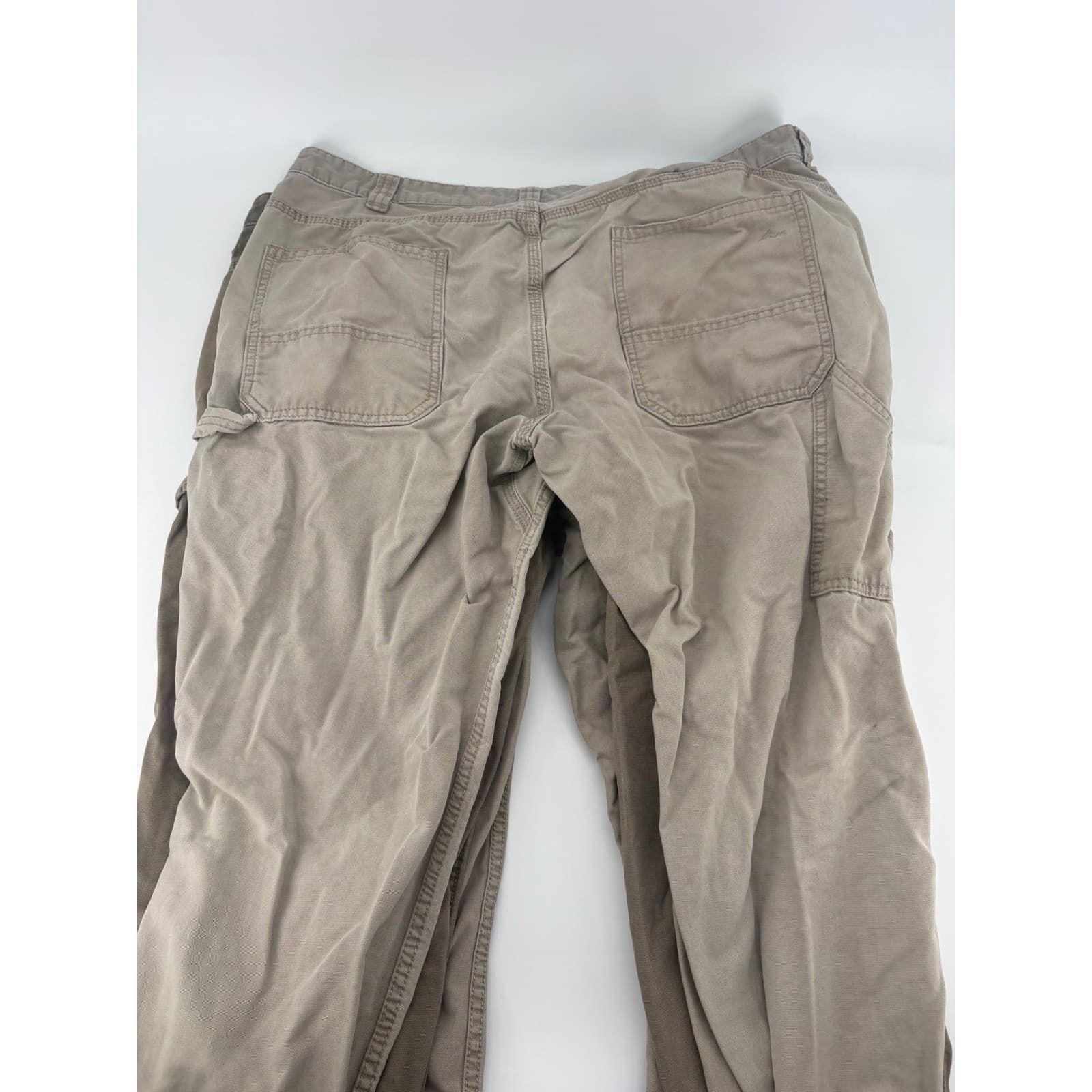 Ridgecut Utility Pants Mens 40x30 Carpenter Work Pants Tan Brown 3 Pair Bundle - Thumbnail 7