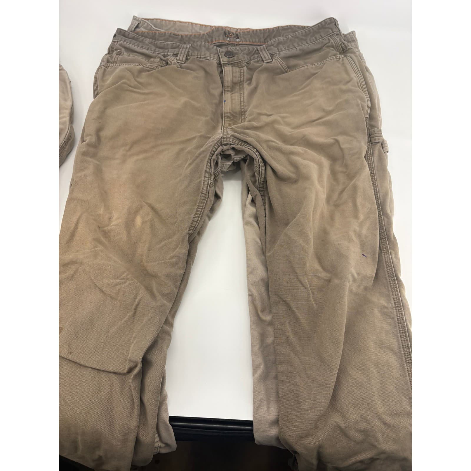 Ridgecut Utility Pants Mens 40x30 Carpenter Work Pants Tan Brown 3 Pair Bundle - Thumbnail 3