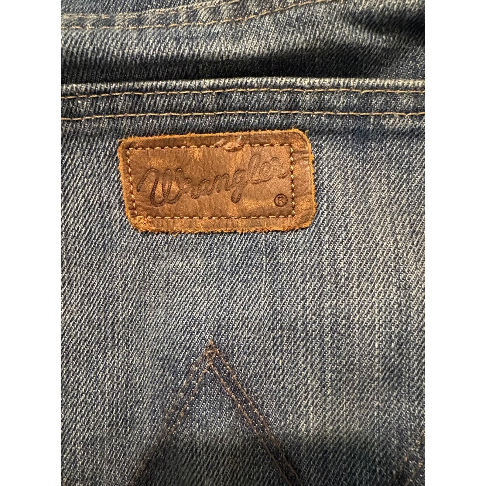 Wrangler Brockton jeans Men's 40x33 Regular Slim Medium Wash Denim - Thumbnail 9
