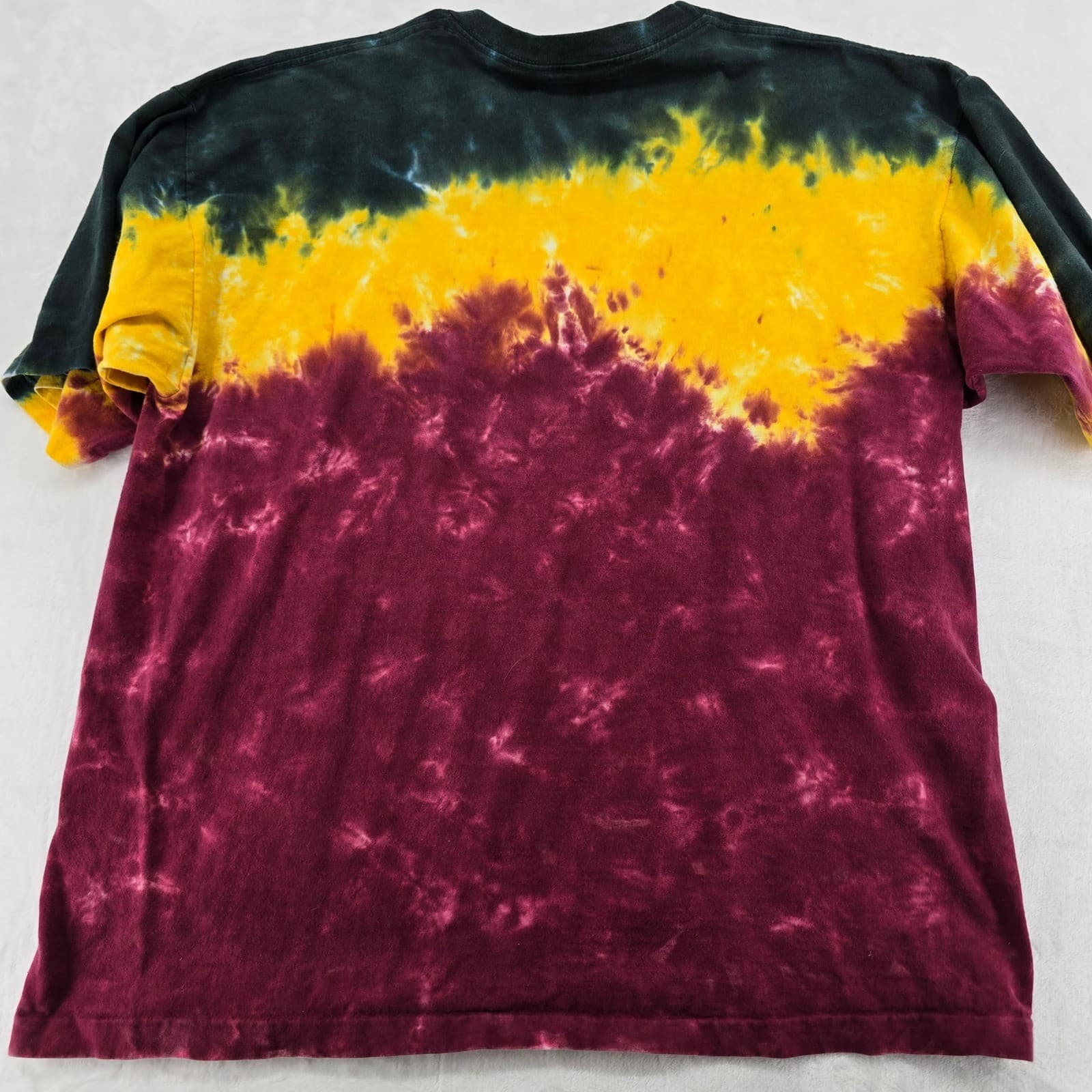 NFL Washington Redskins Mens XXL T-Shirt Burgundy Gold Tie Dye Graphic Tee - Thumbnail 6