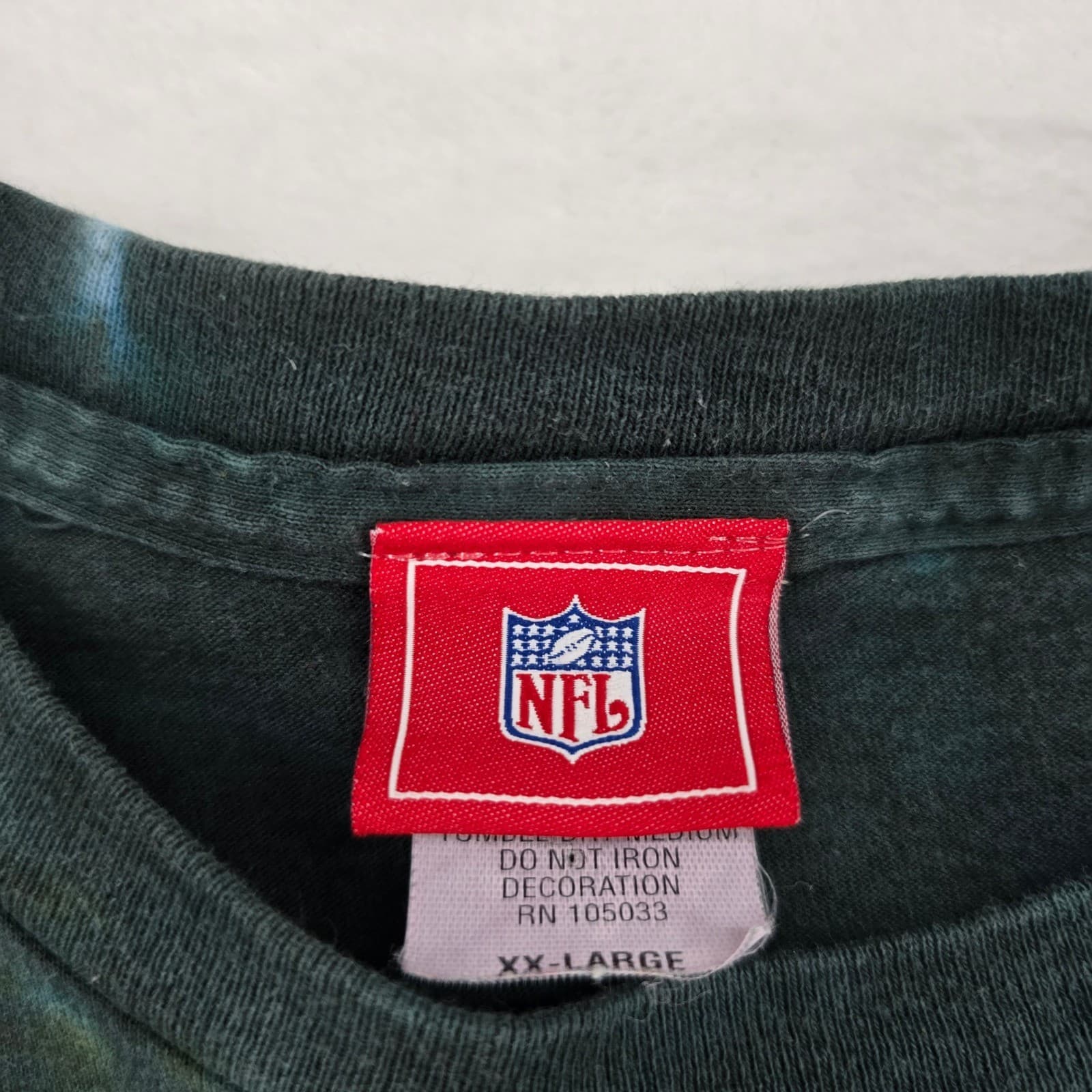 NFL Washington Redskins Mens XXL T-Shirt Burgundy Gold Tie Dye Graphic Tee - Thumbnail 2