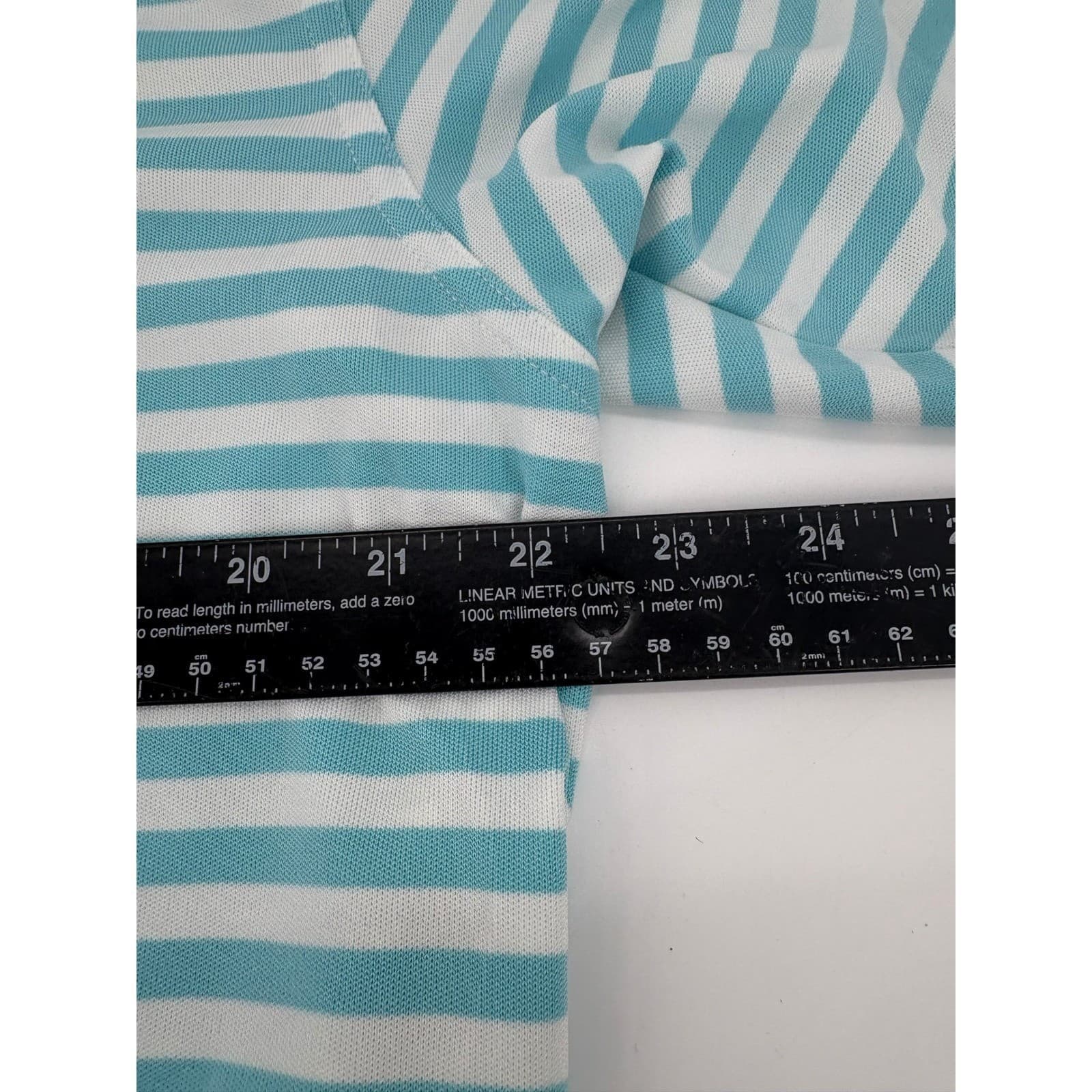 Southern Shirt Mens Blue White Stripe Short Sleeve Polo Shirt Size L - Thumbnail 6