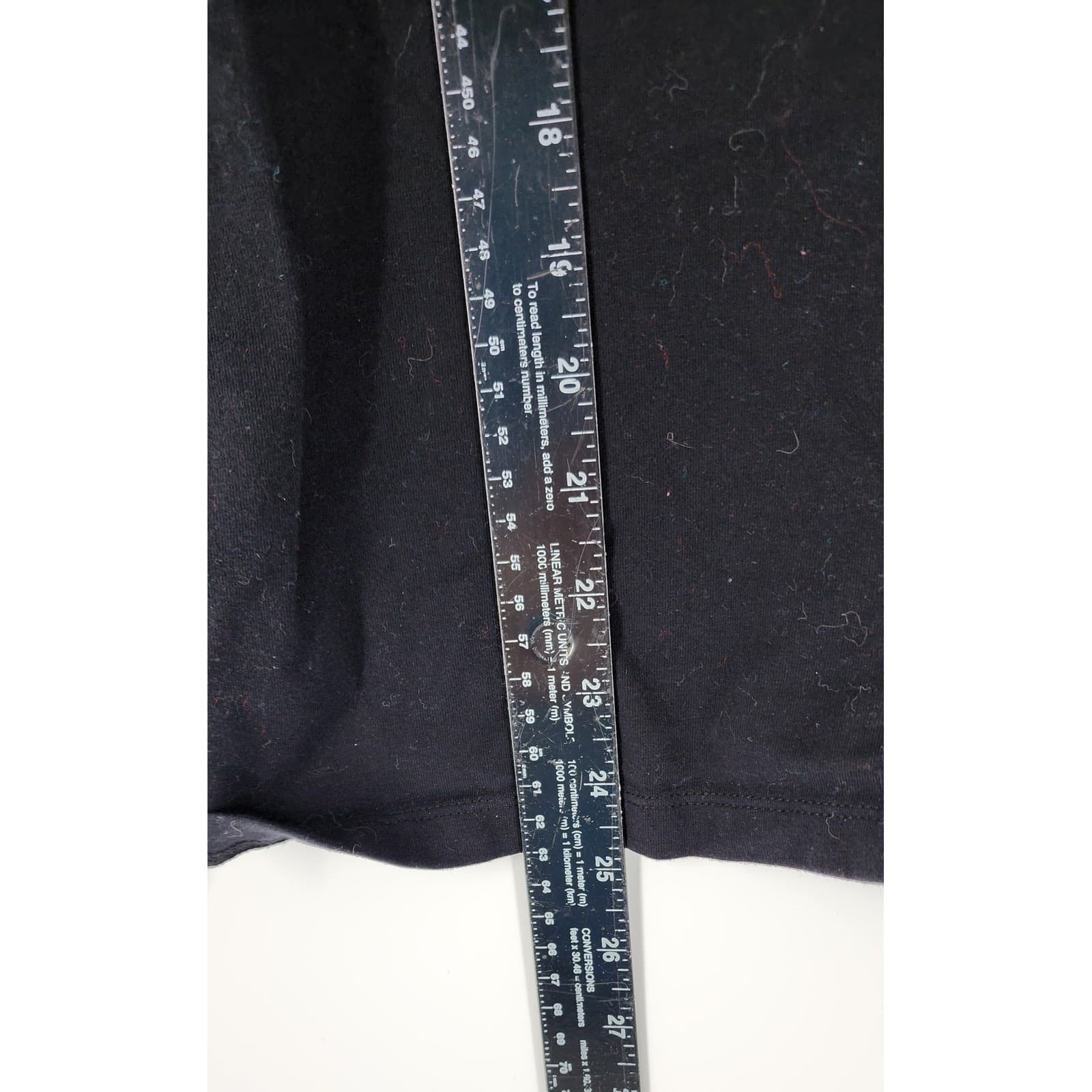 Kim Rogers Womens Black Long Sleeve Crew Neck T Shirt Size Medium - Thumbnail 3