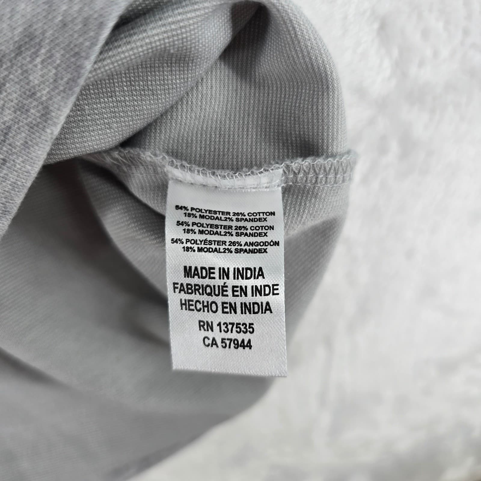Mizzen+Main Pullover Mens L Quarter Zip Heather Gray Performance Stretch - Thumbnail 3