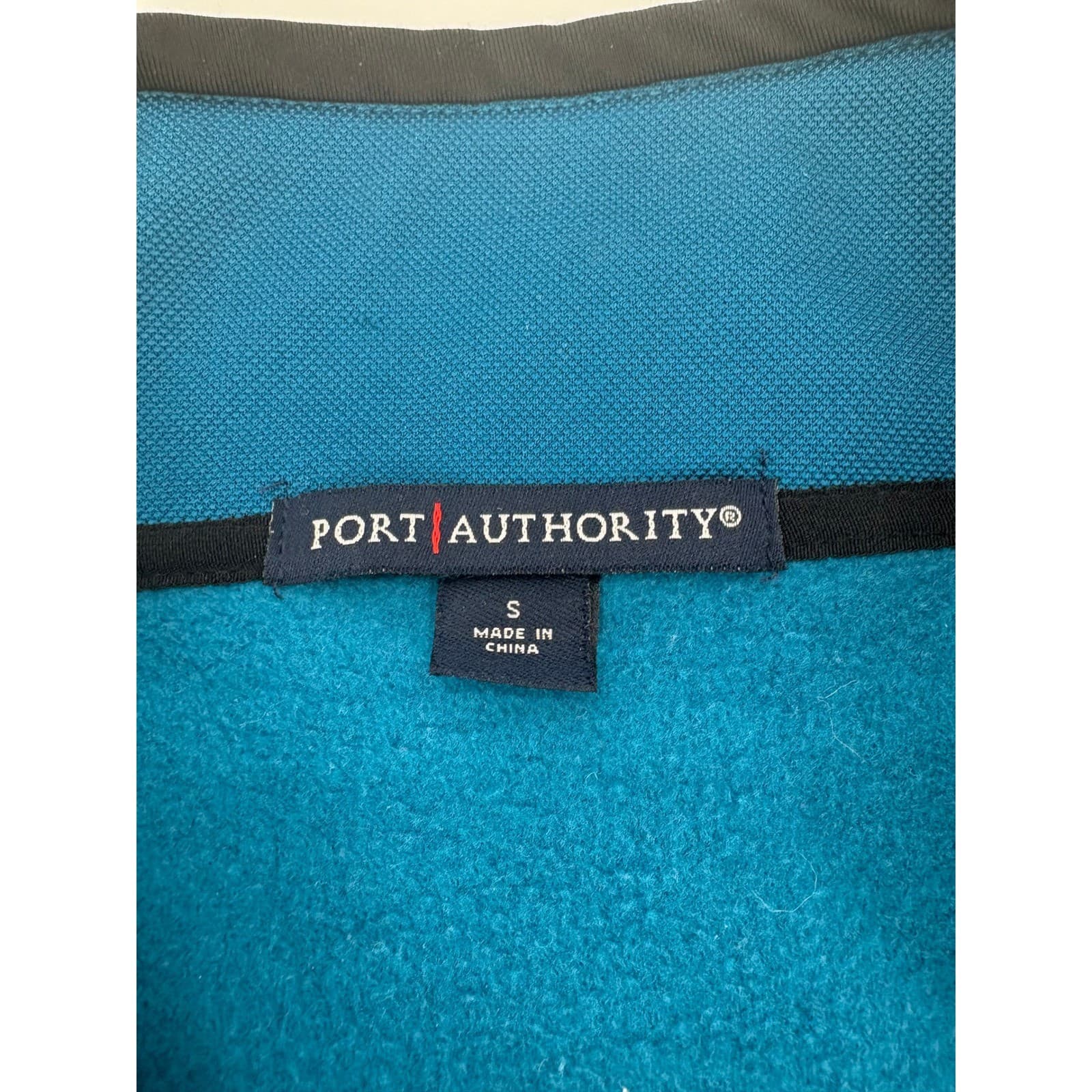 Port Authority Beach Ball Classic Teal Blue Full Zip Soft Shell Jacket Mens S - Thumbnail 6