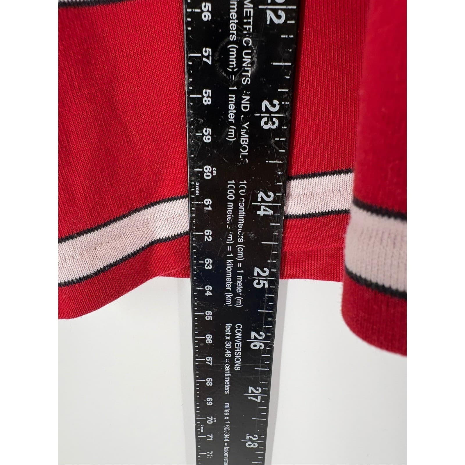 Vintage Gepner Red White Striped Polo Shirt South Carolina Gamecocks Women M USA - Thumbnail 4