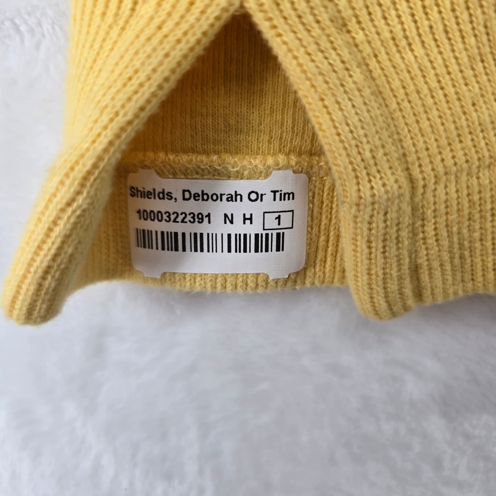 Polo Ralph Lauren Pullover Mens XXL Sweater Yellow 1/4 Zip Cotton Ribbed - Thumbnail 5
