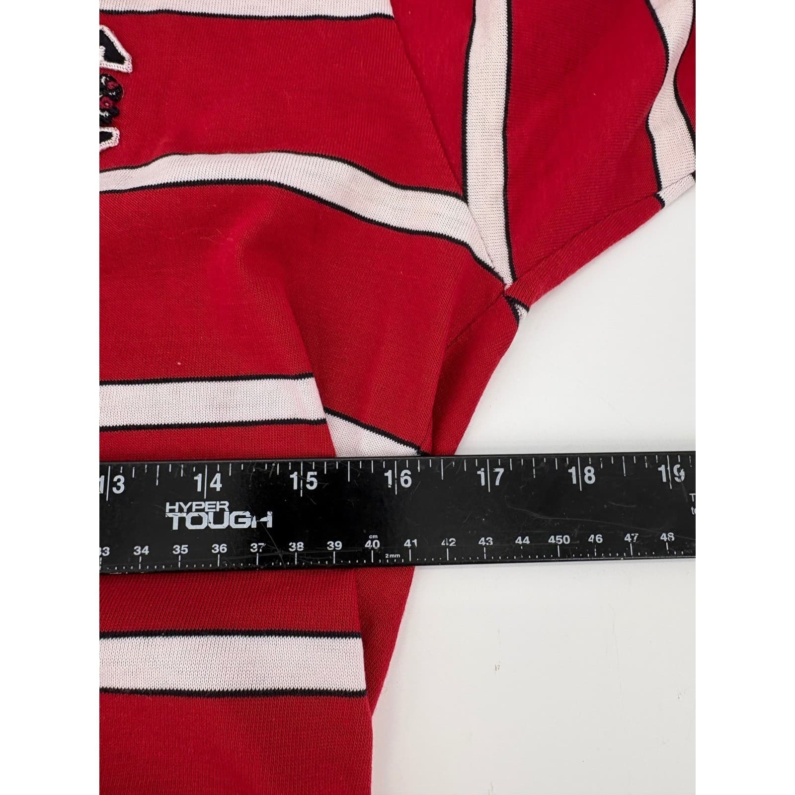 Vintage Gepner Red White Striped Polo Shirt South Carolina Gamecocks Women M USA - Thumbnail 7