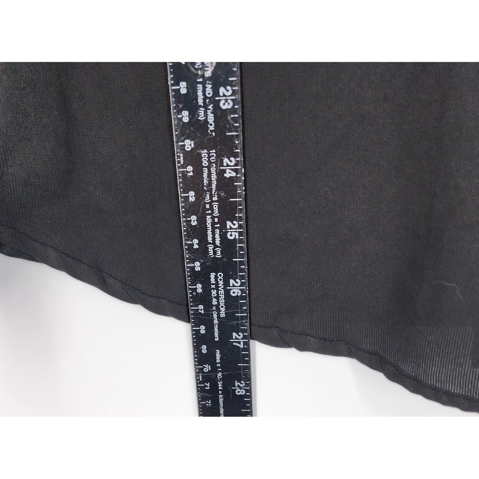 ROSETTES Women's Black Button Down Collared Shirt Long Sleeve Size M - Thumbnail 3
