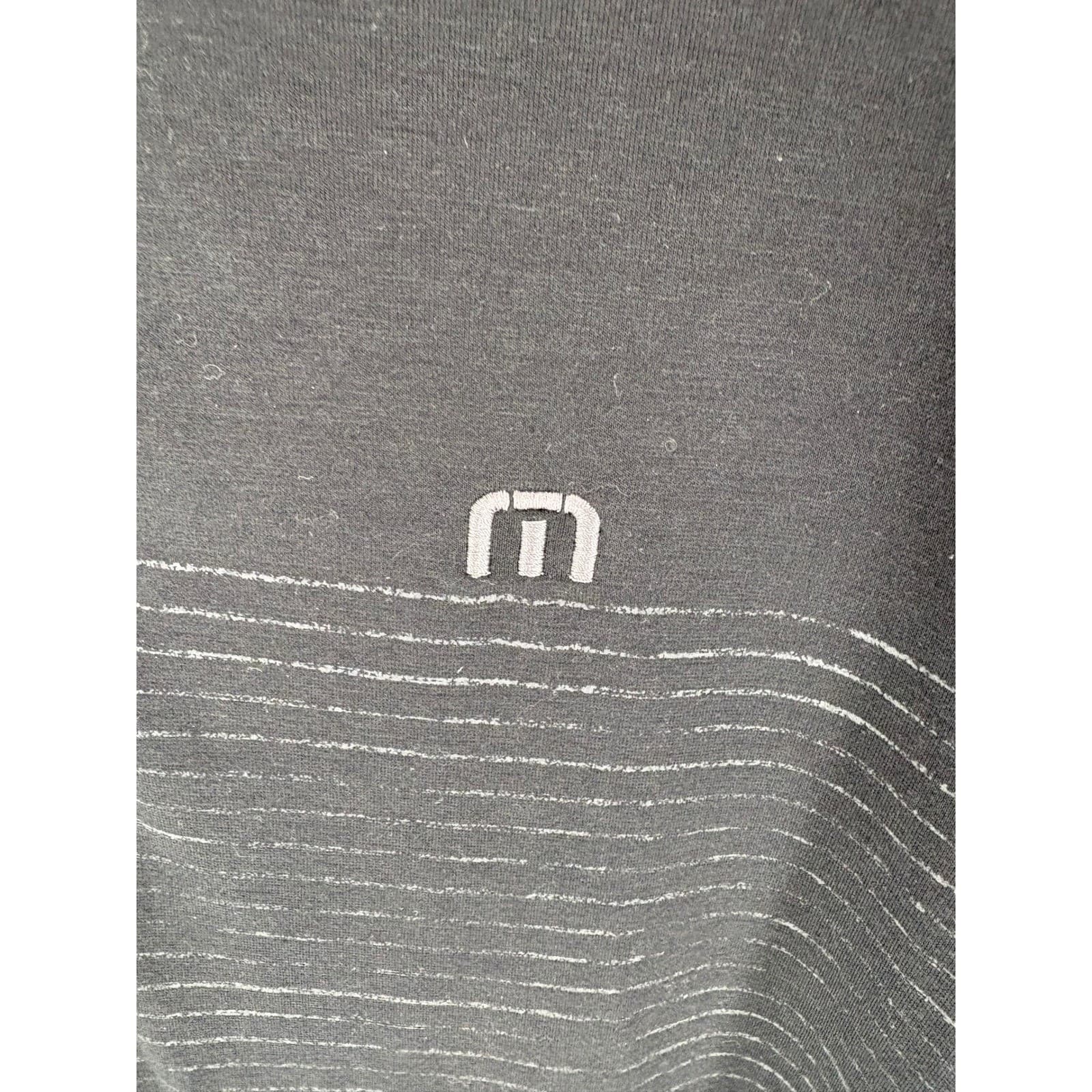Travis Mathew Mens Golf Quarter Zip Pullover Long Sleeve Black XL Fall Classic - Thumbnail 3