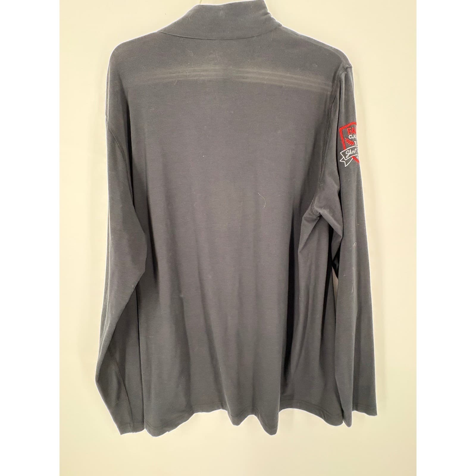 Travis Mathew Mens Golf Quarter Zip Pullover Long Sleeve Black XL Fall Classic - Thumbnail 5